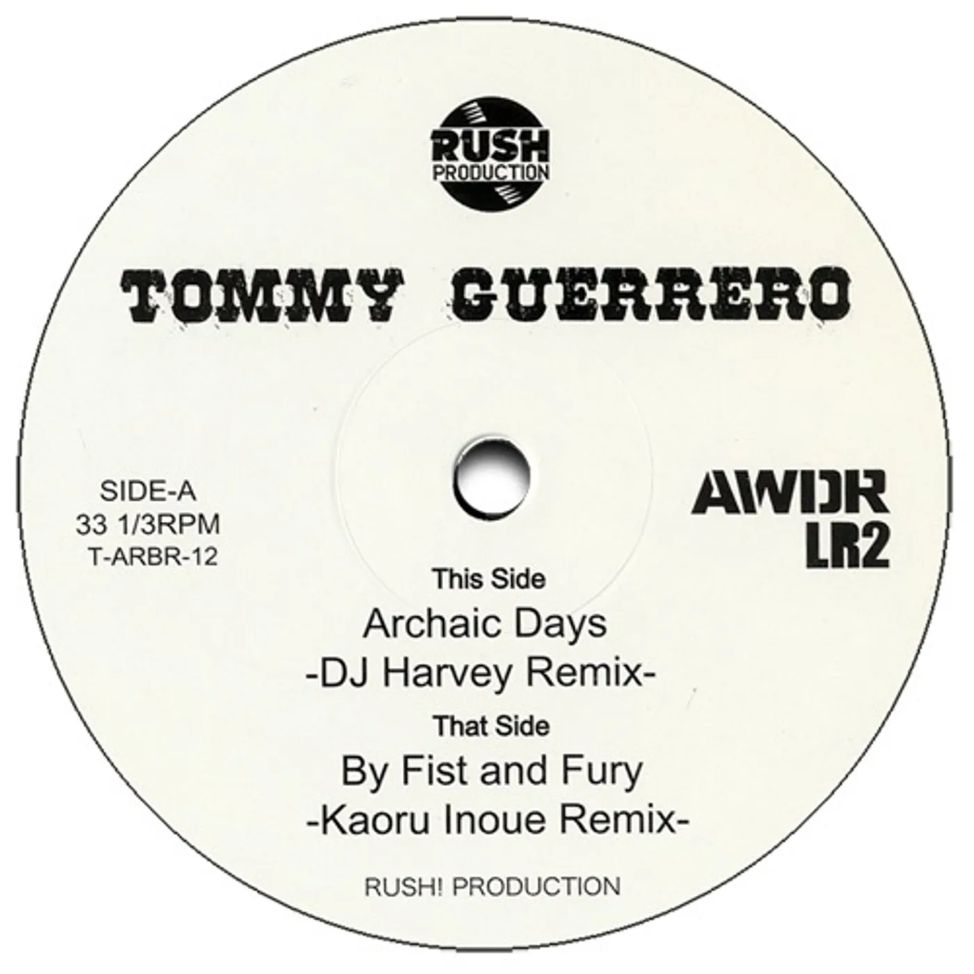 Tommy Guerrero ARCHAIC DAYS (DJ HARVEY REMIX) Vinyl Record