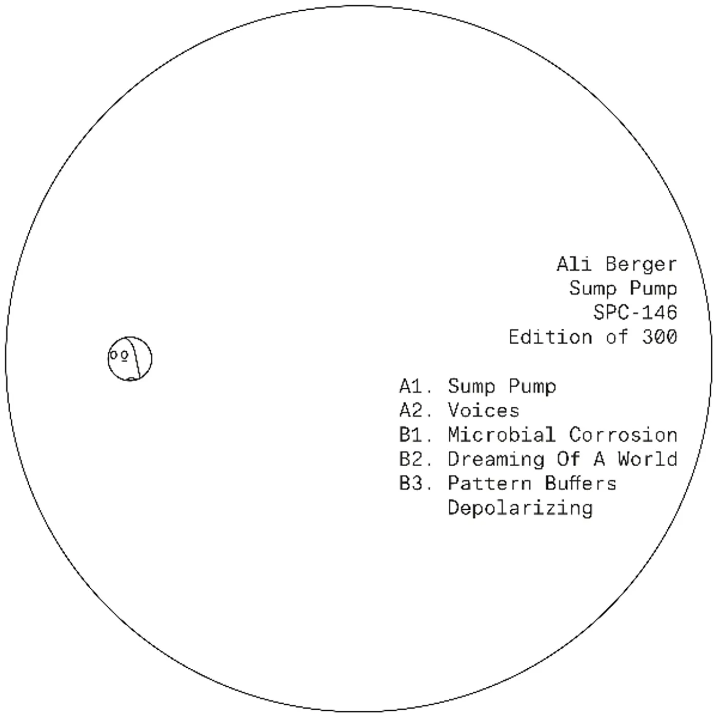 Ali Berger Sump Pump Vinyl Record
