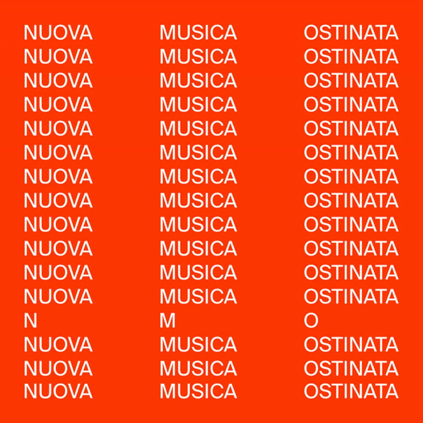 M|O|O|N Nuova Musica Ostinata Vinyl Record