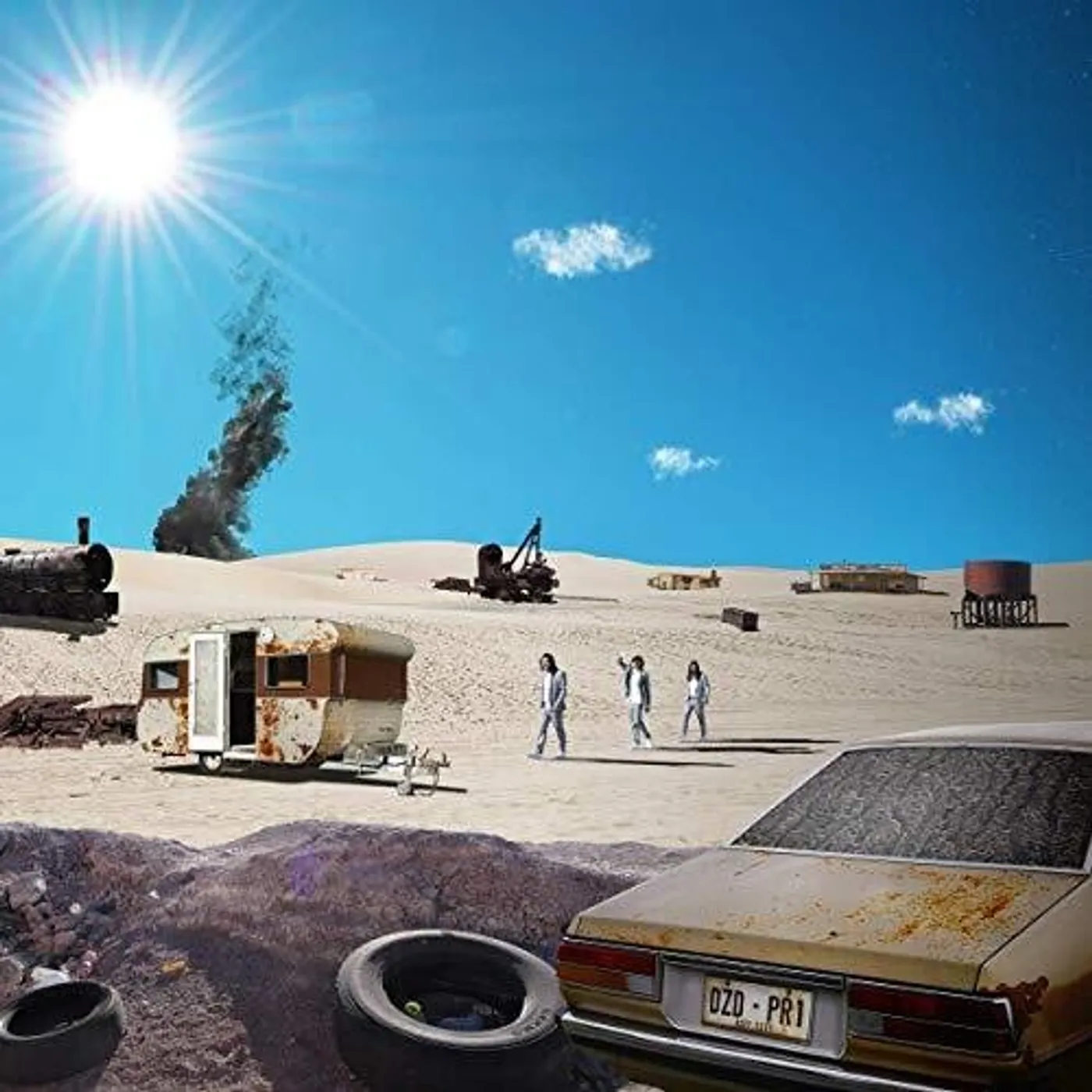 DZ Deathrays Positive Rising: Part 1 Vinyl Record