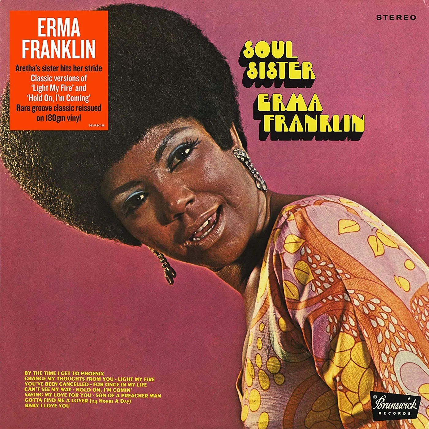 Erma Franklin Soul Sister Vinyl Record