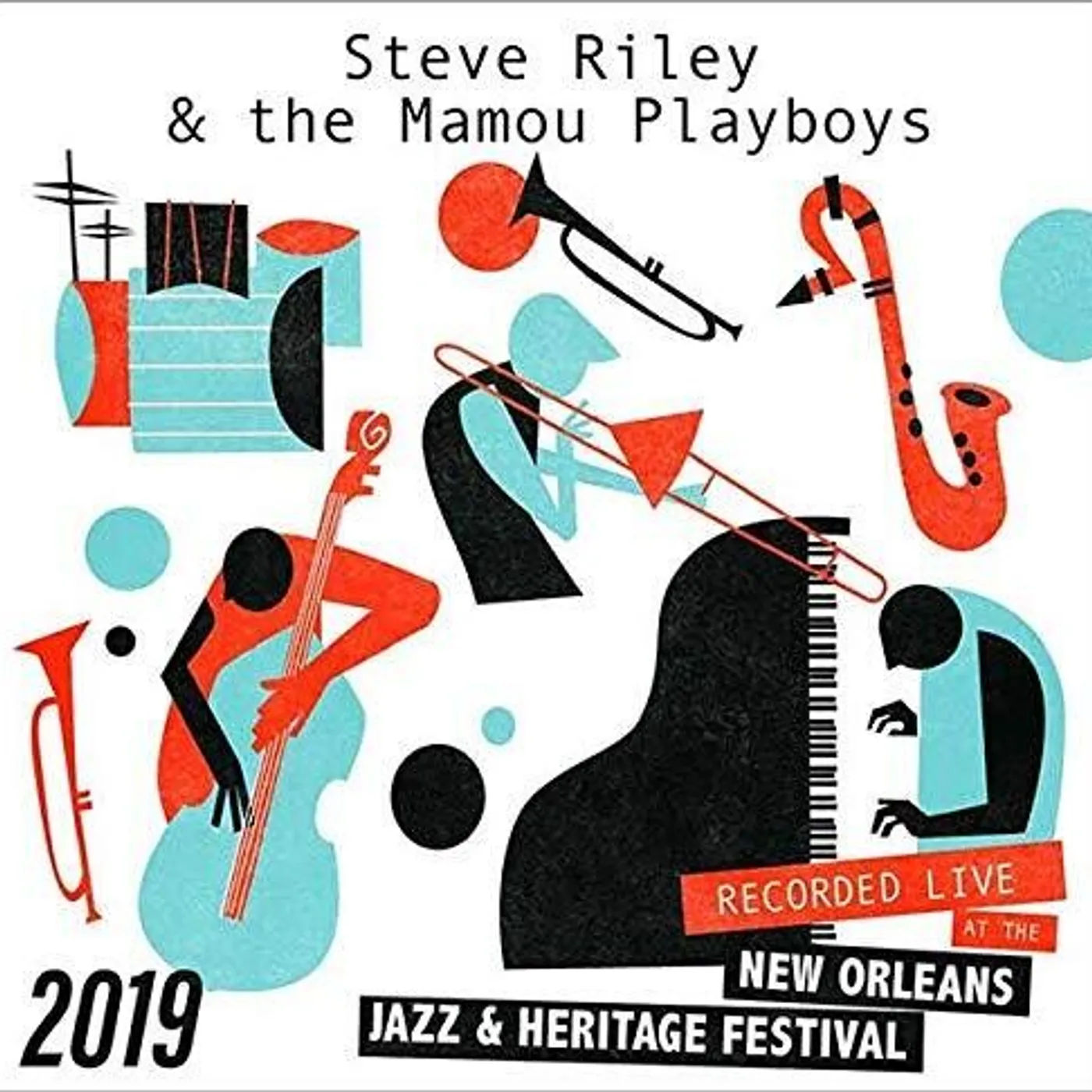 Steve Riley LIVE AT JAZZFEST 2019 CD
