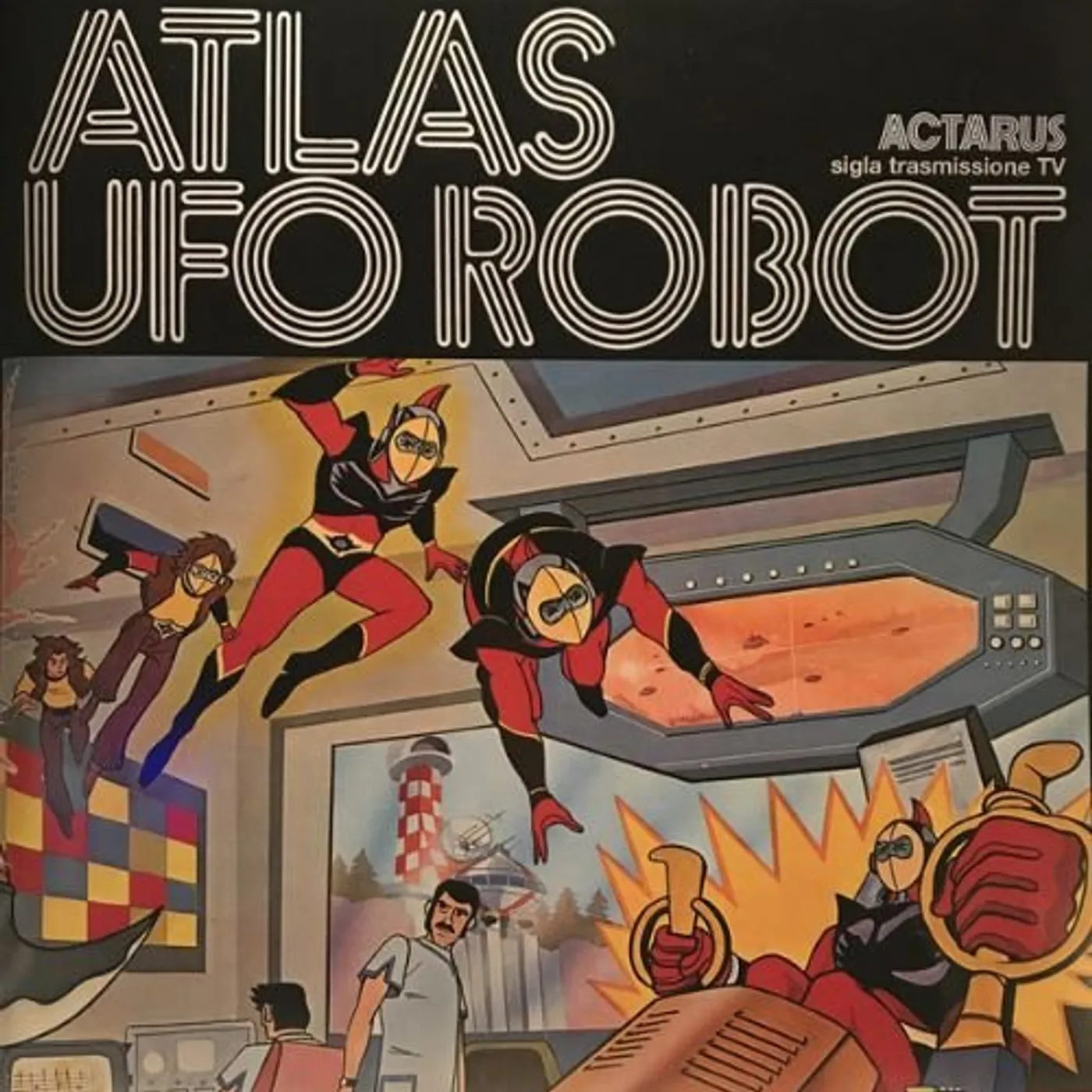 Actarus Atlas Ufo Robot Vinyl Record