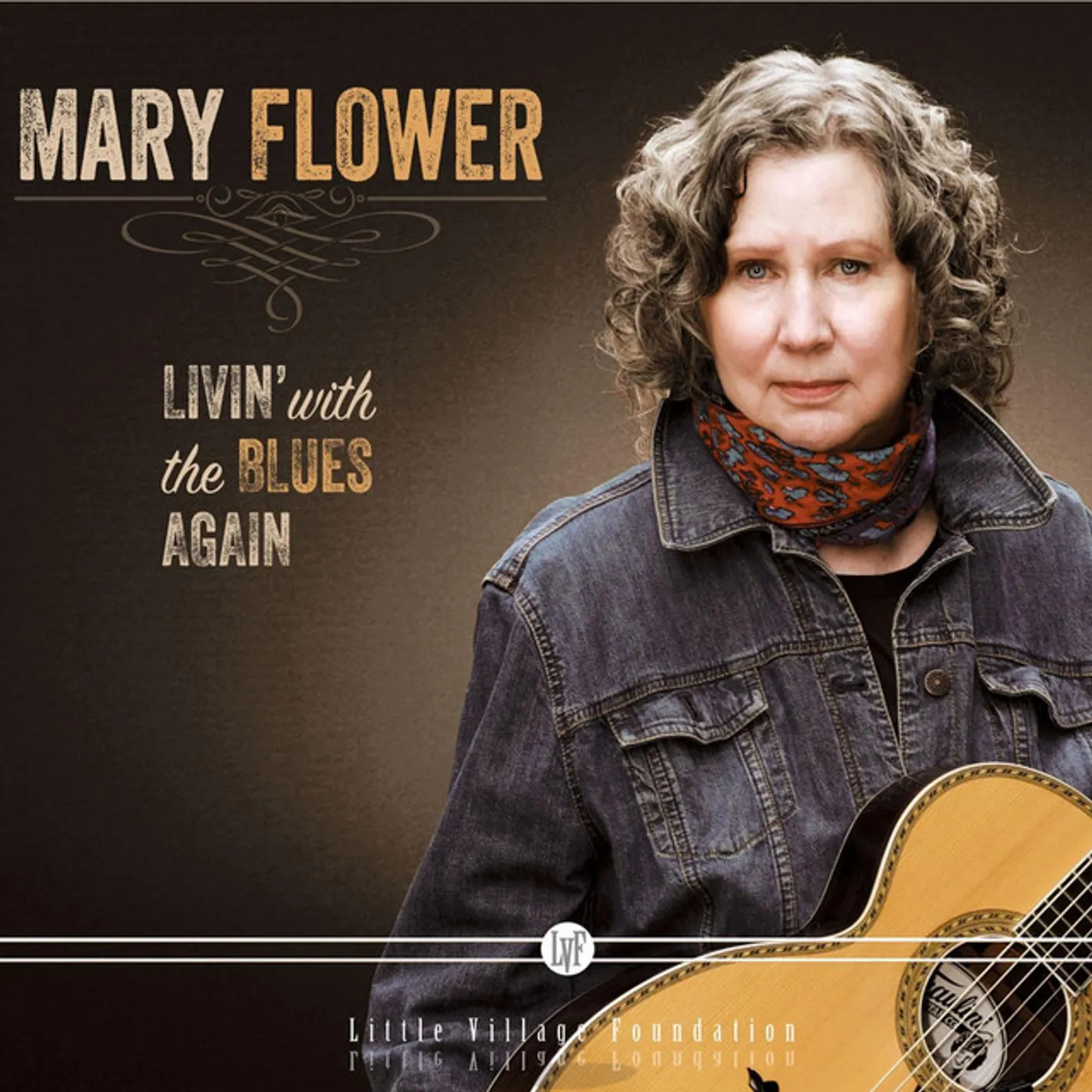 Mary Flower LIVIN' WITH THE BLUES AGAIN CD
