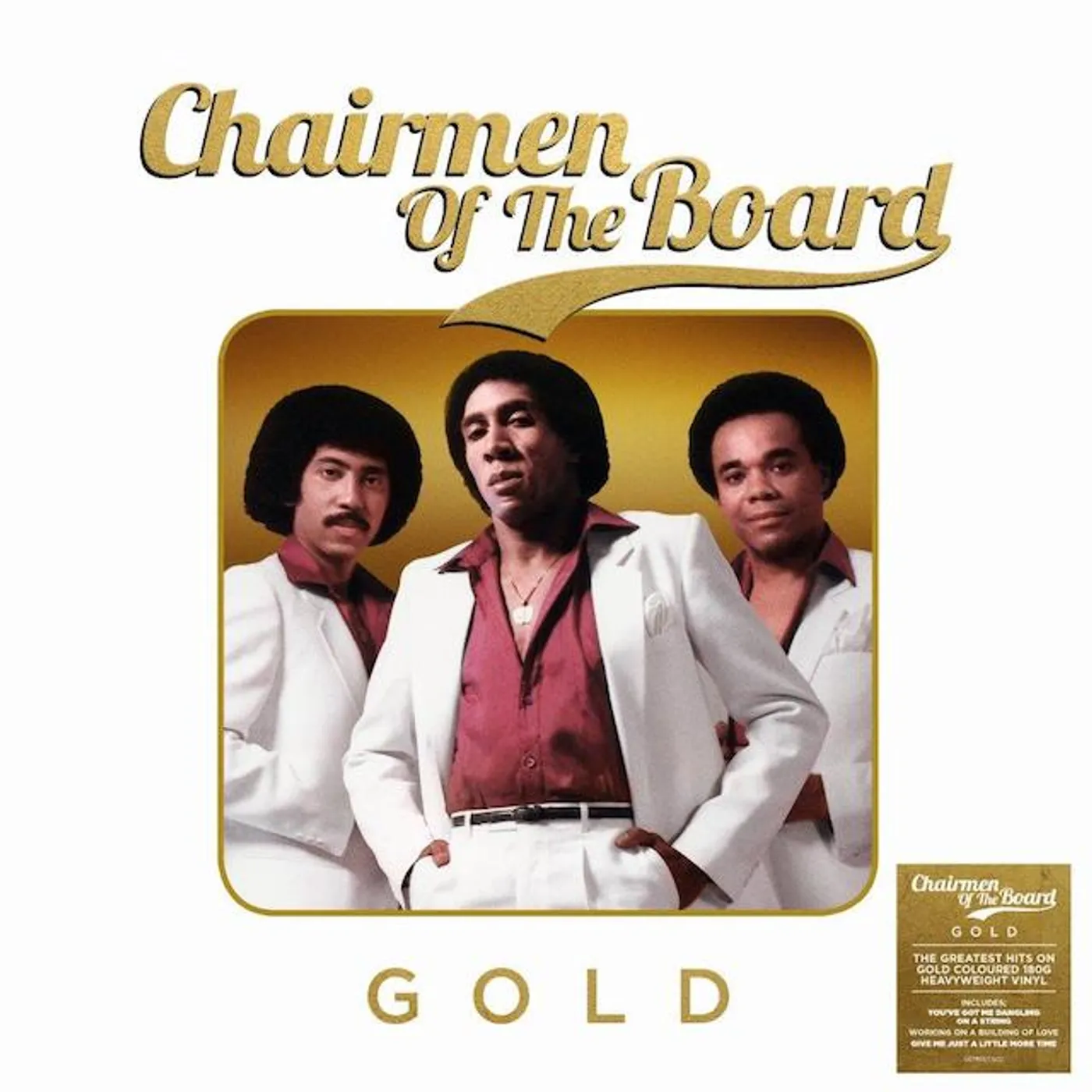 The Chairmen of the Board GOLD Vinyl Record