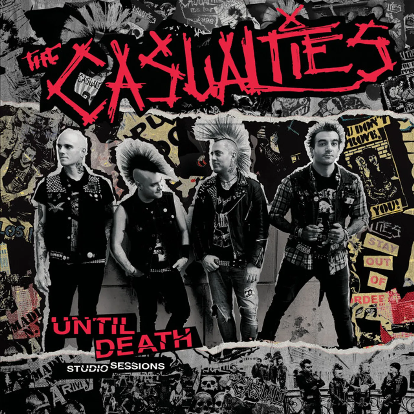The Casualties UNTIL DEATH - STUDIO SESSIONS CD