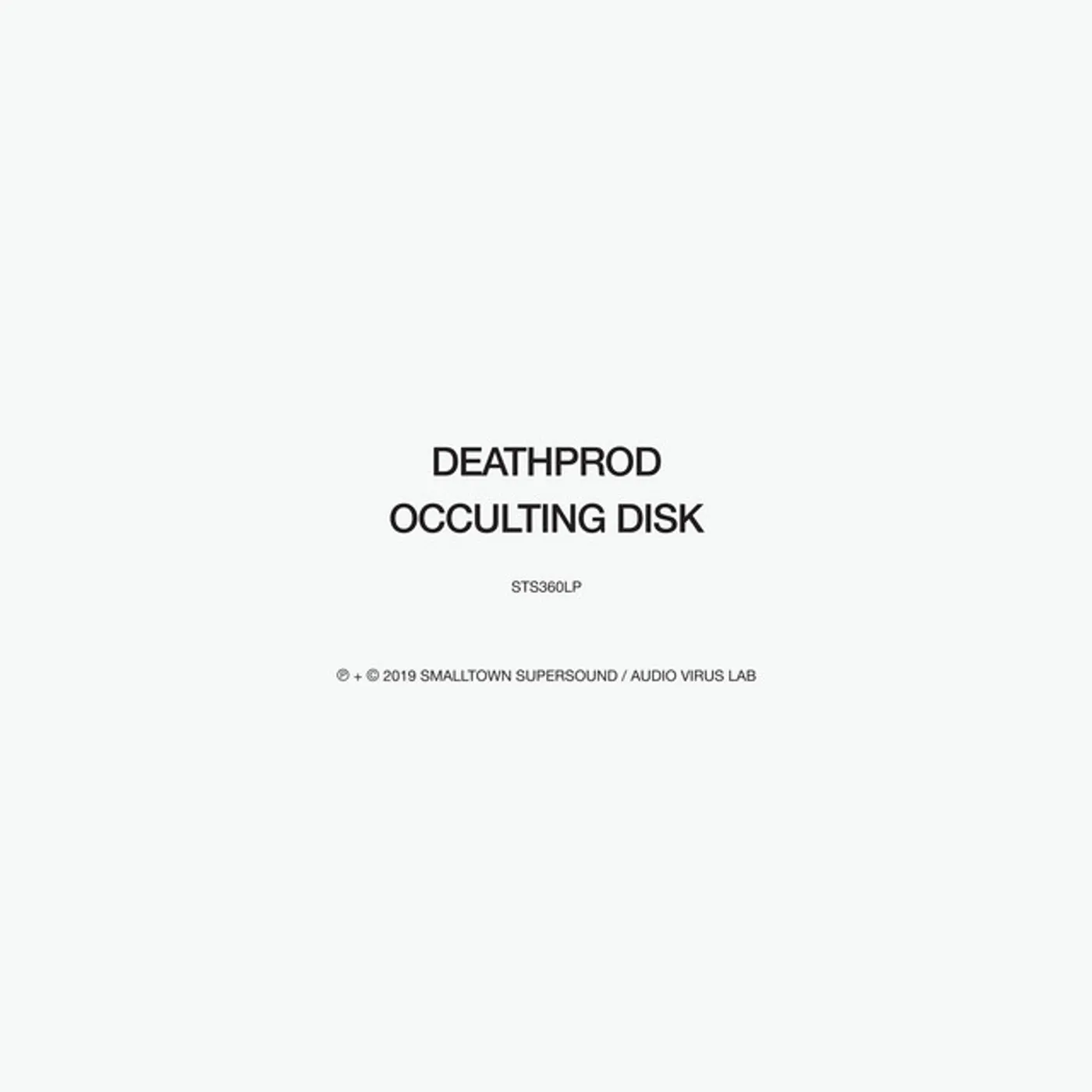 Deathprod OCCULTING DISK CD