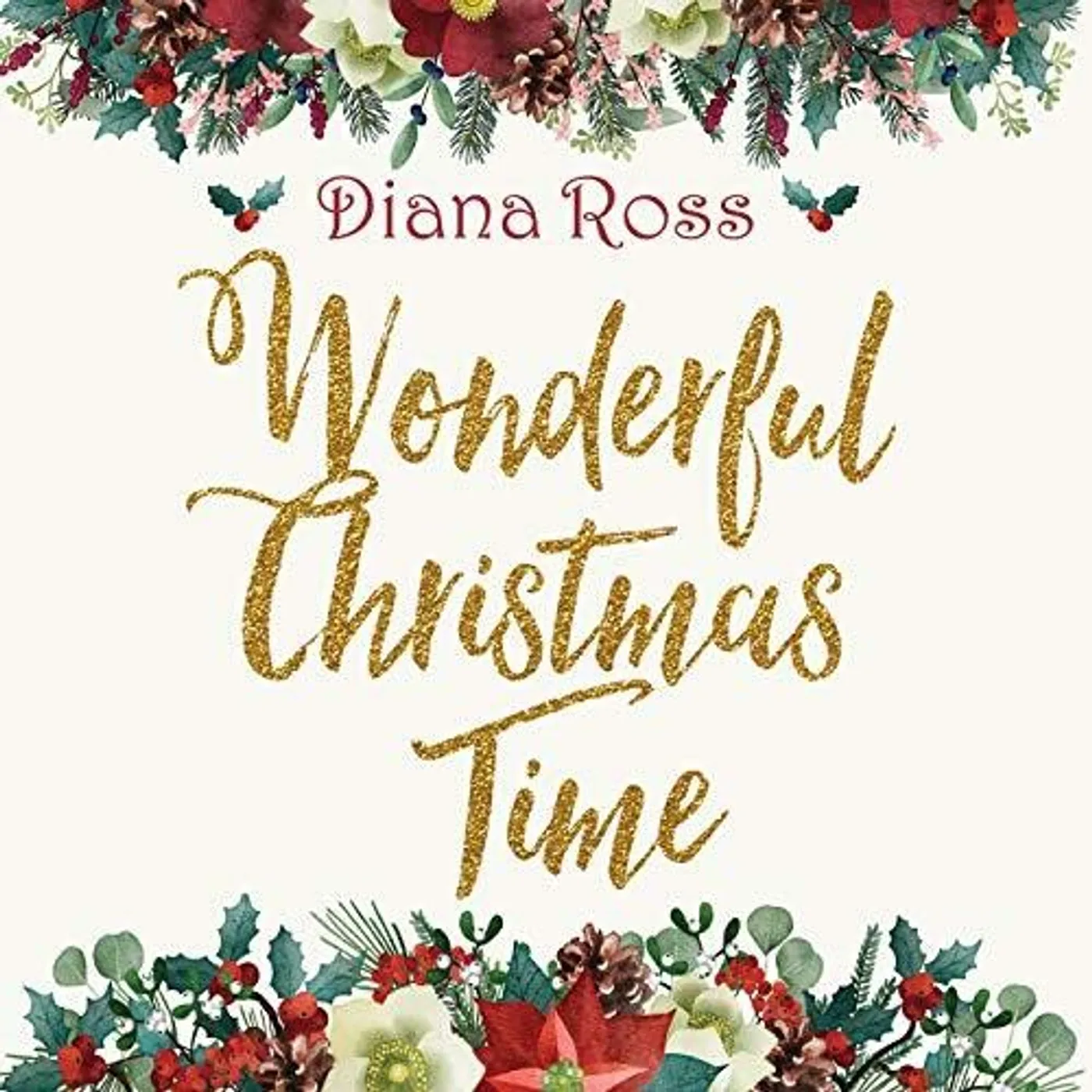 Diana Ross Wonderful Christmas Time Vinyl Record