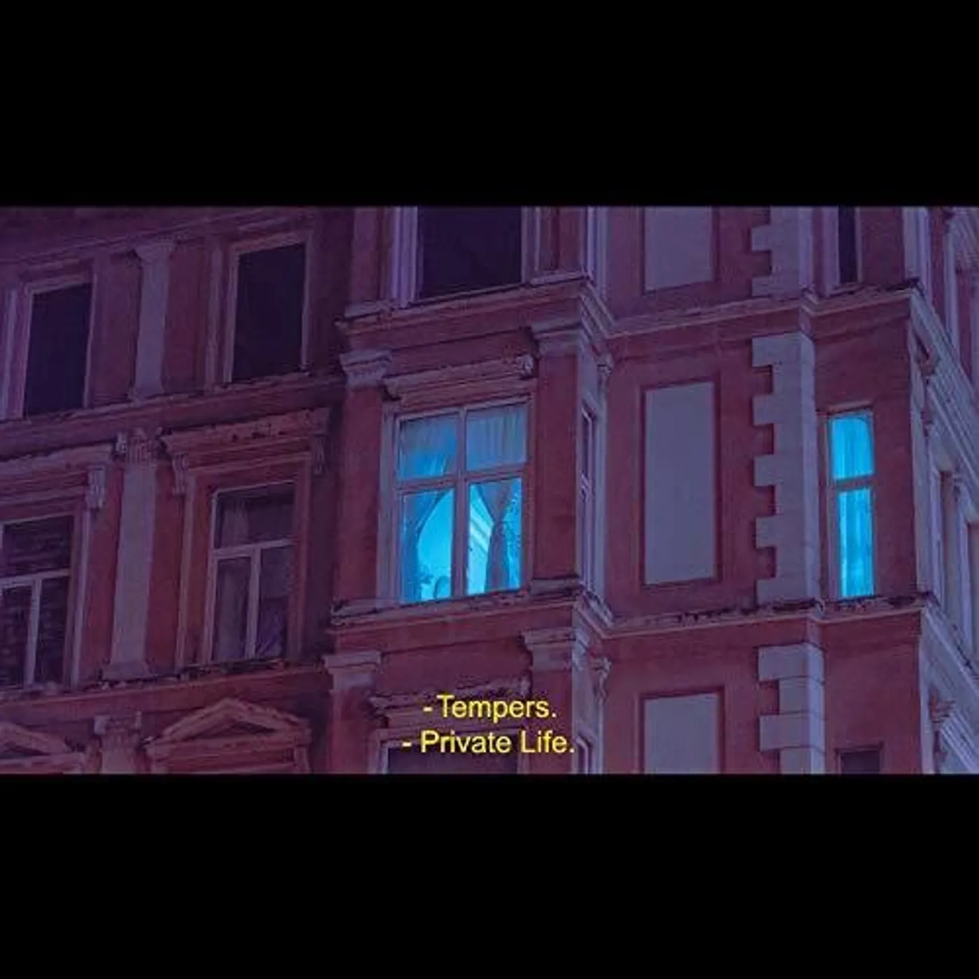 Tempers PRIVATE LIFE (COLOR VINYL) Vinyl Record