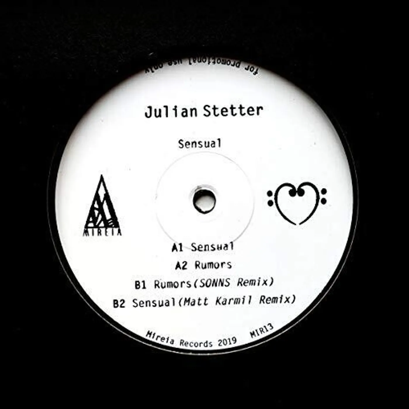 Julian Stetter SENSUAL Vinyl Record