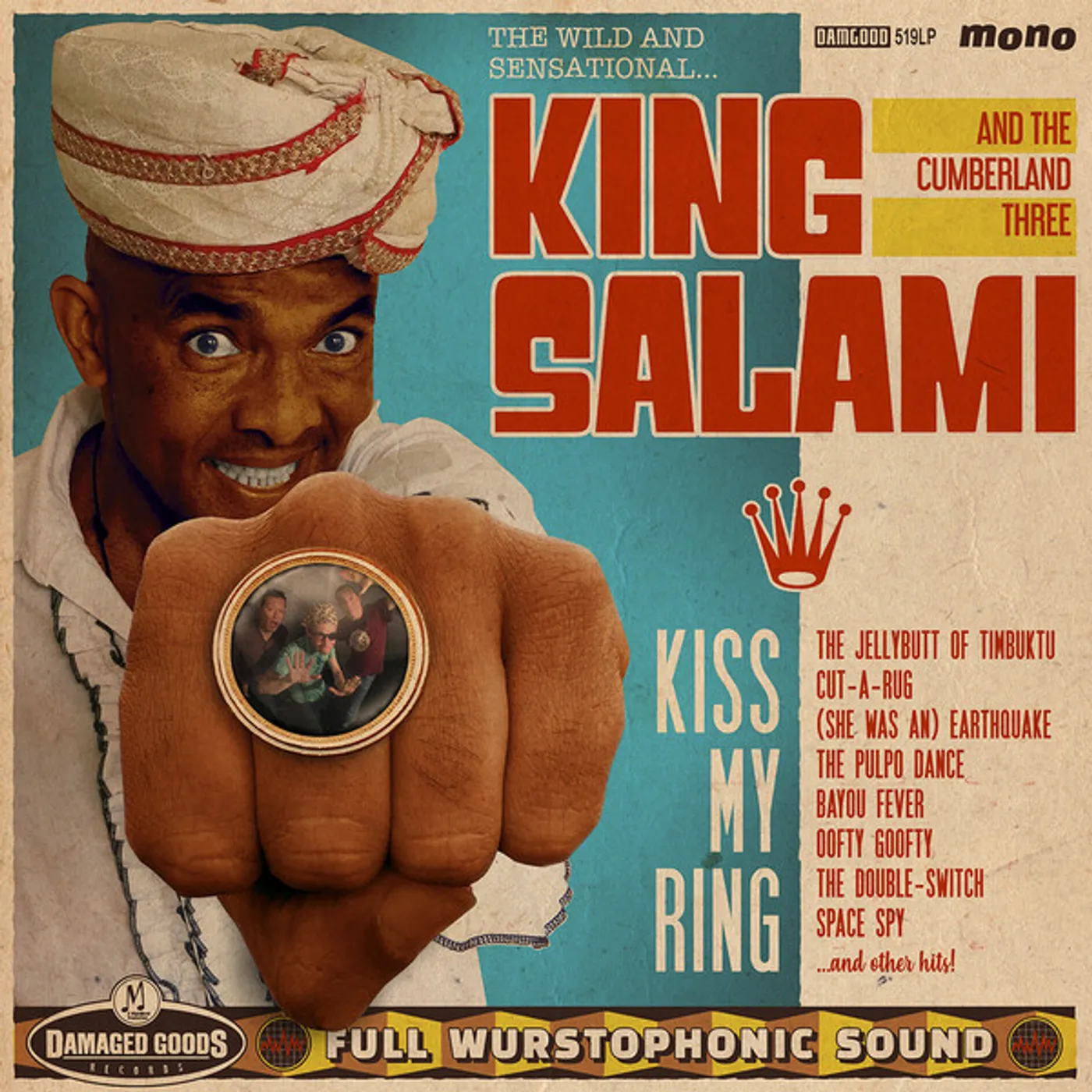 King Salami and the Cumberland Three Kiss My Ring Vinyl Record