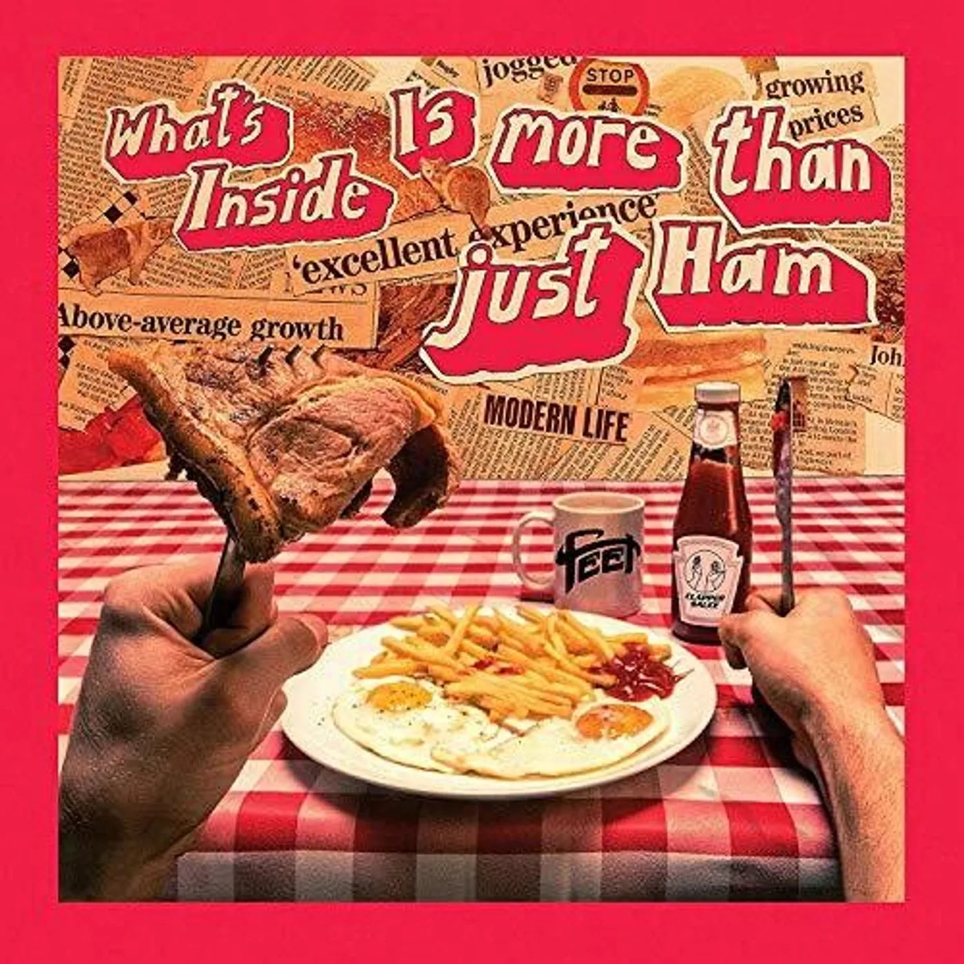 FEET What's Inside is More Than Just Ham Vinyl Record