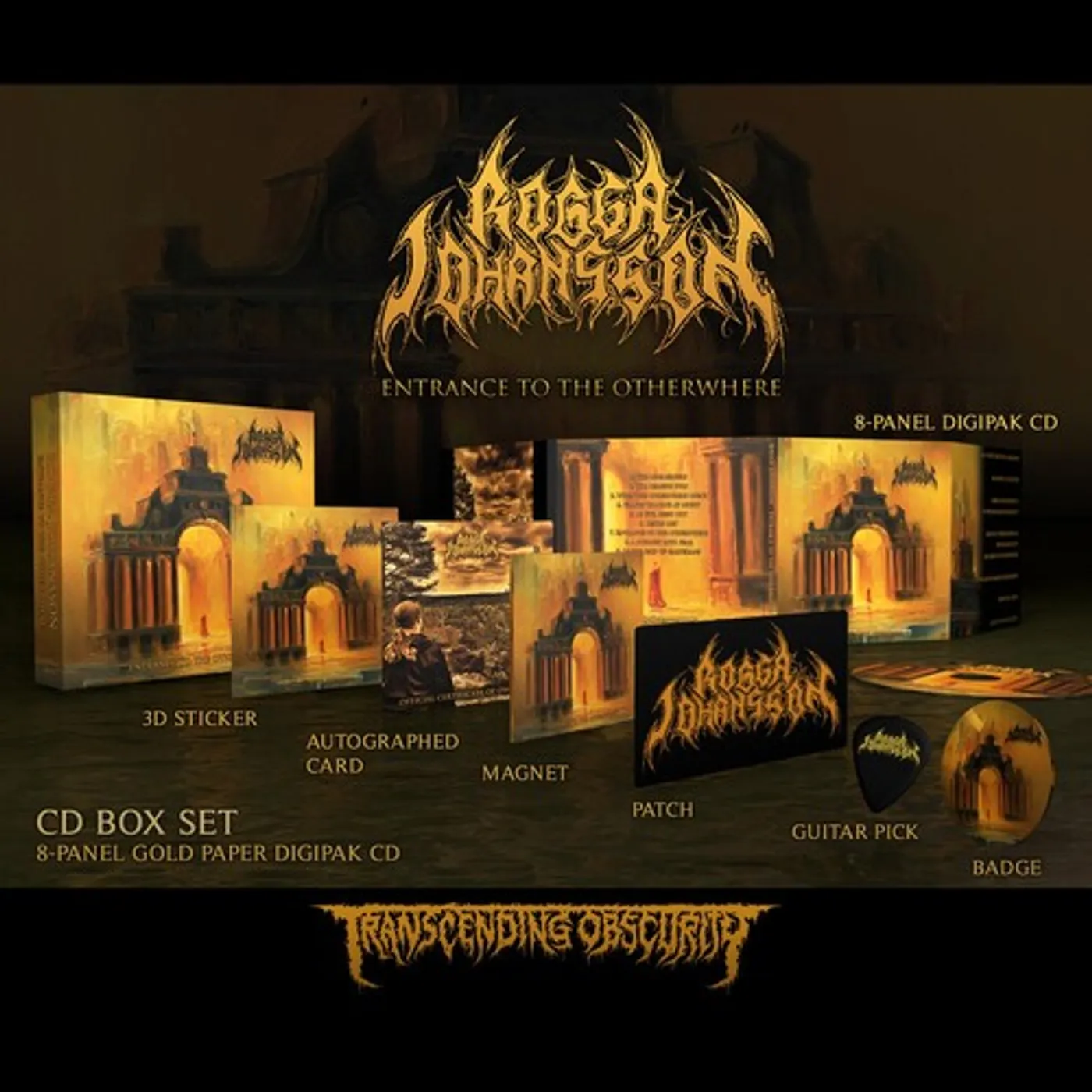 Rogga Johansson ENTRANCE TO THE OTHERWHERE CD