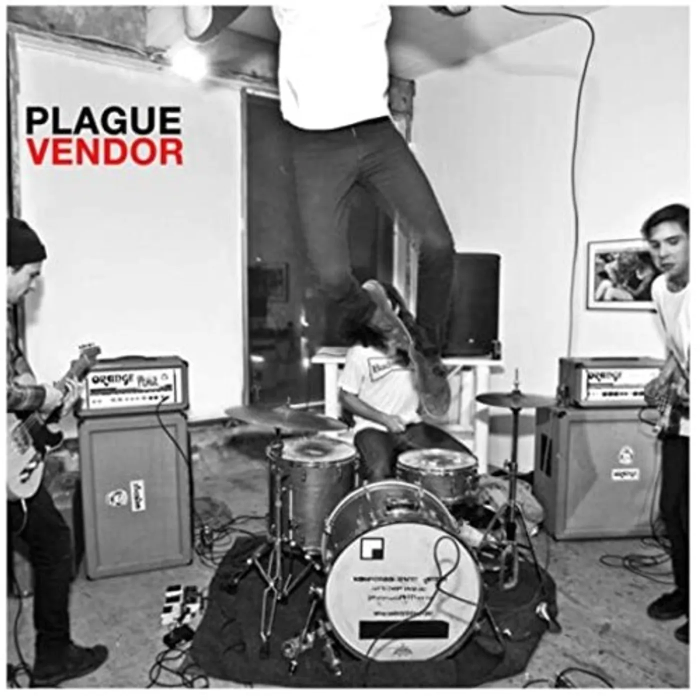 Plague Vendor FREE TO EAT (CLEAR RED VINYL) Vinyl Record