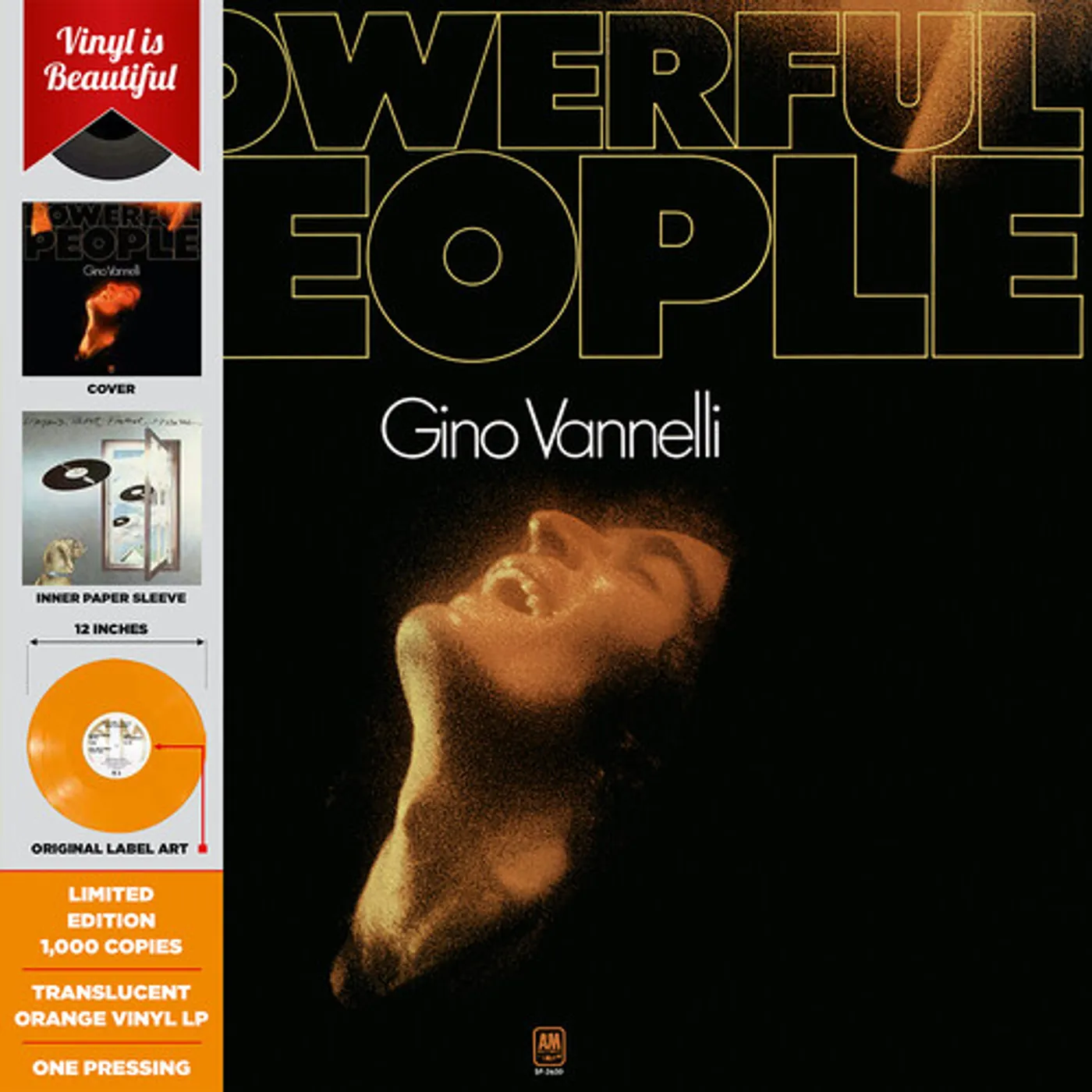 Gino Vannelli POWERFULL PEOPLE Vinyl Record