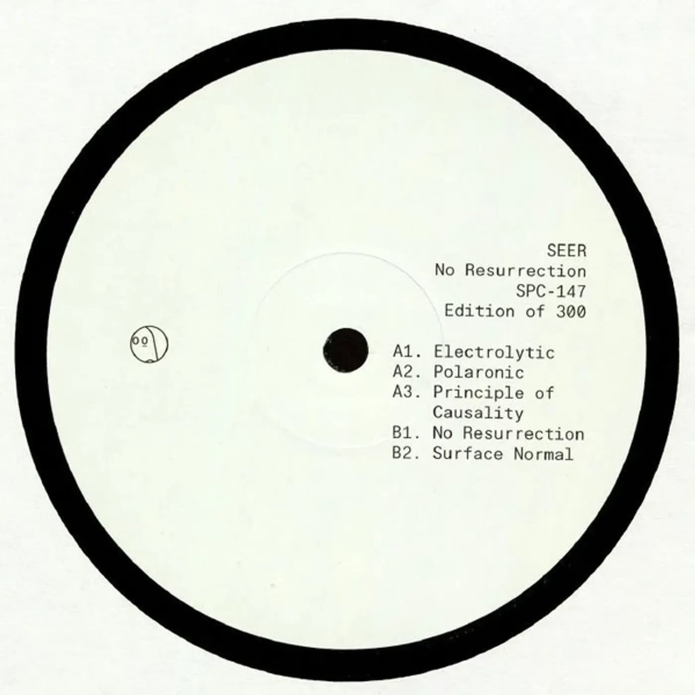 Seer NO RESURRECTION Vinyl Record