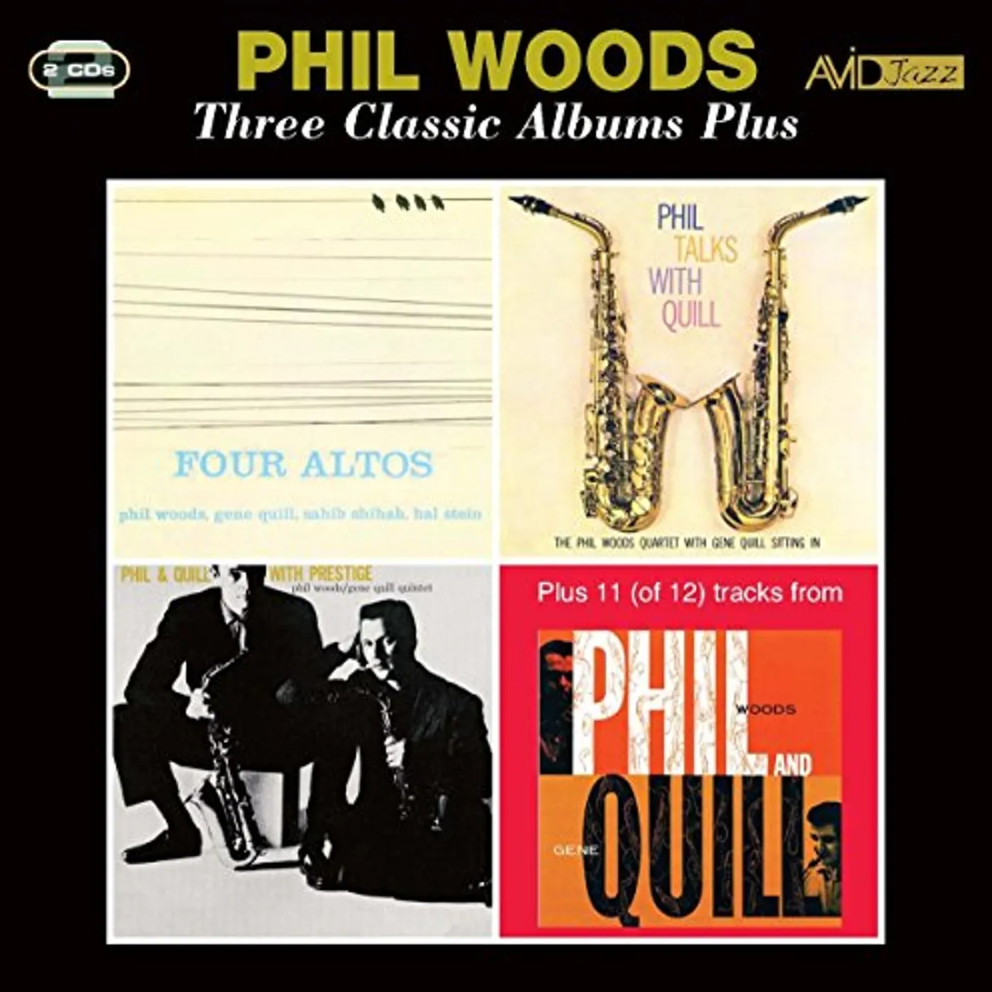 Phil Woods FOUR ALTOS / PHIL TALKS CD