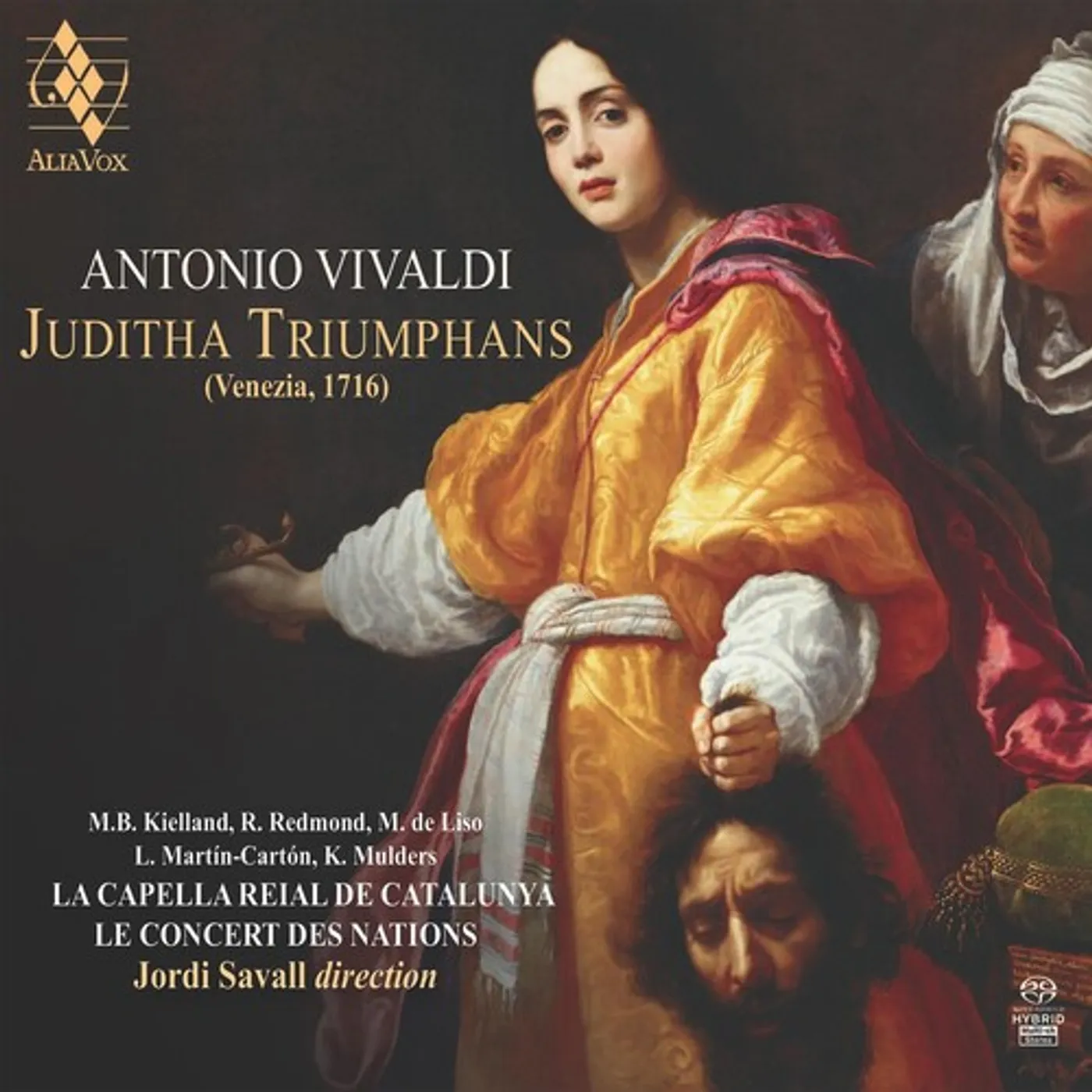 Jordi Savall VIVALDI: JUDITHA TRIUMPHANS CD Super Audio CD