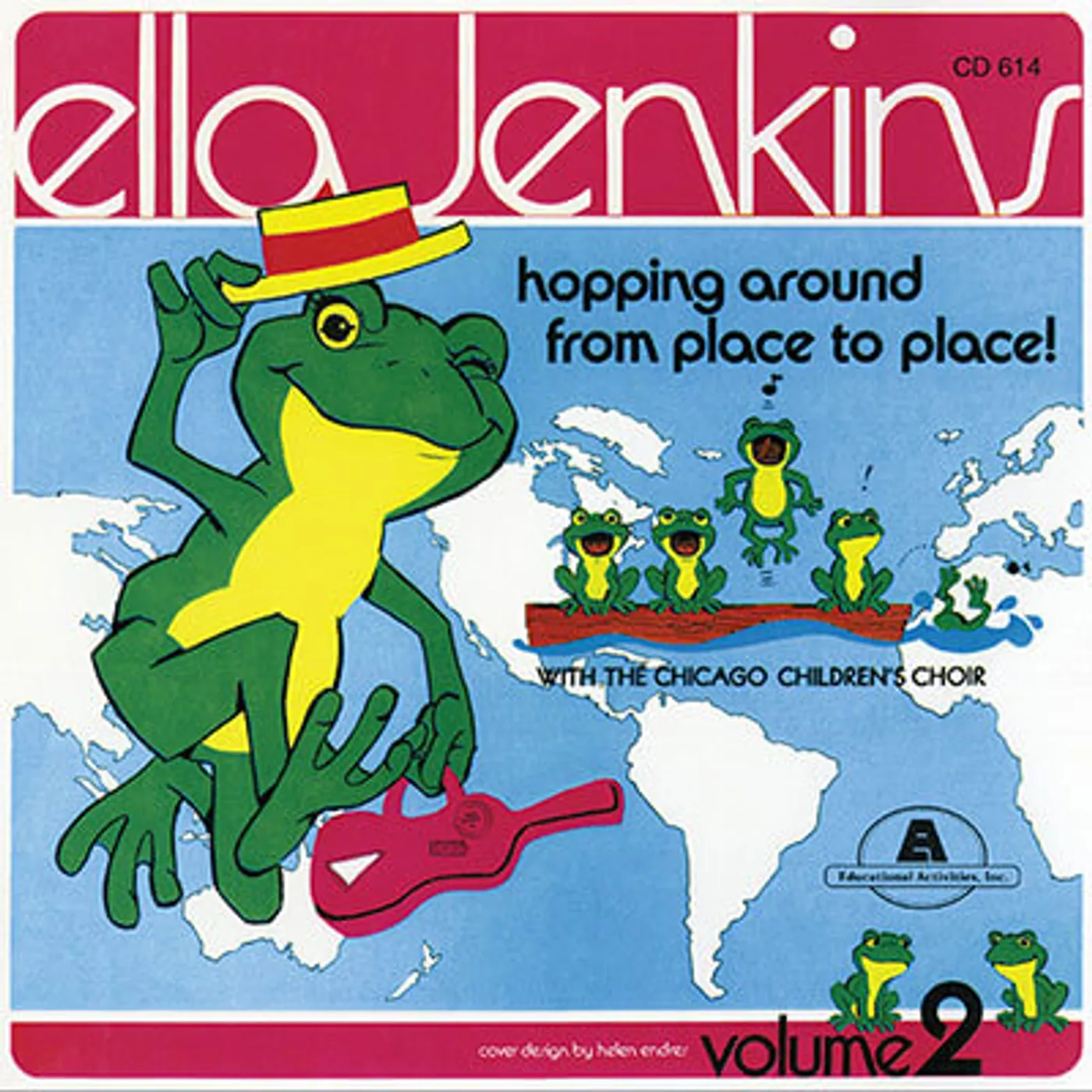 Ella Jenkins HOPPING AROUND FROM PLACE TO PLACE VOL. 2 CD