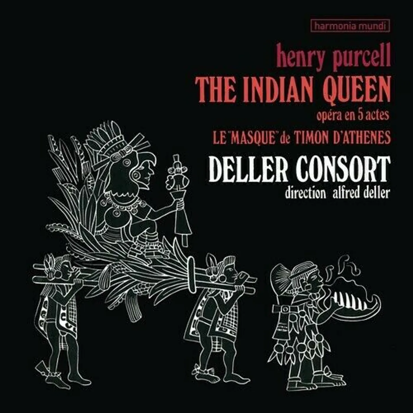 Purcell / Alfred Deller INDIAN QUEEN Vinyl Record