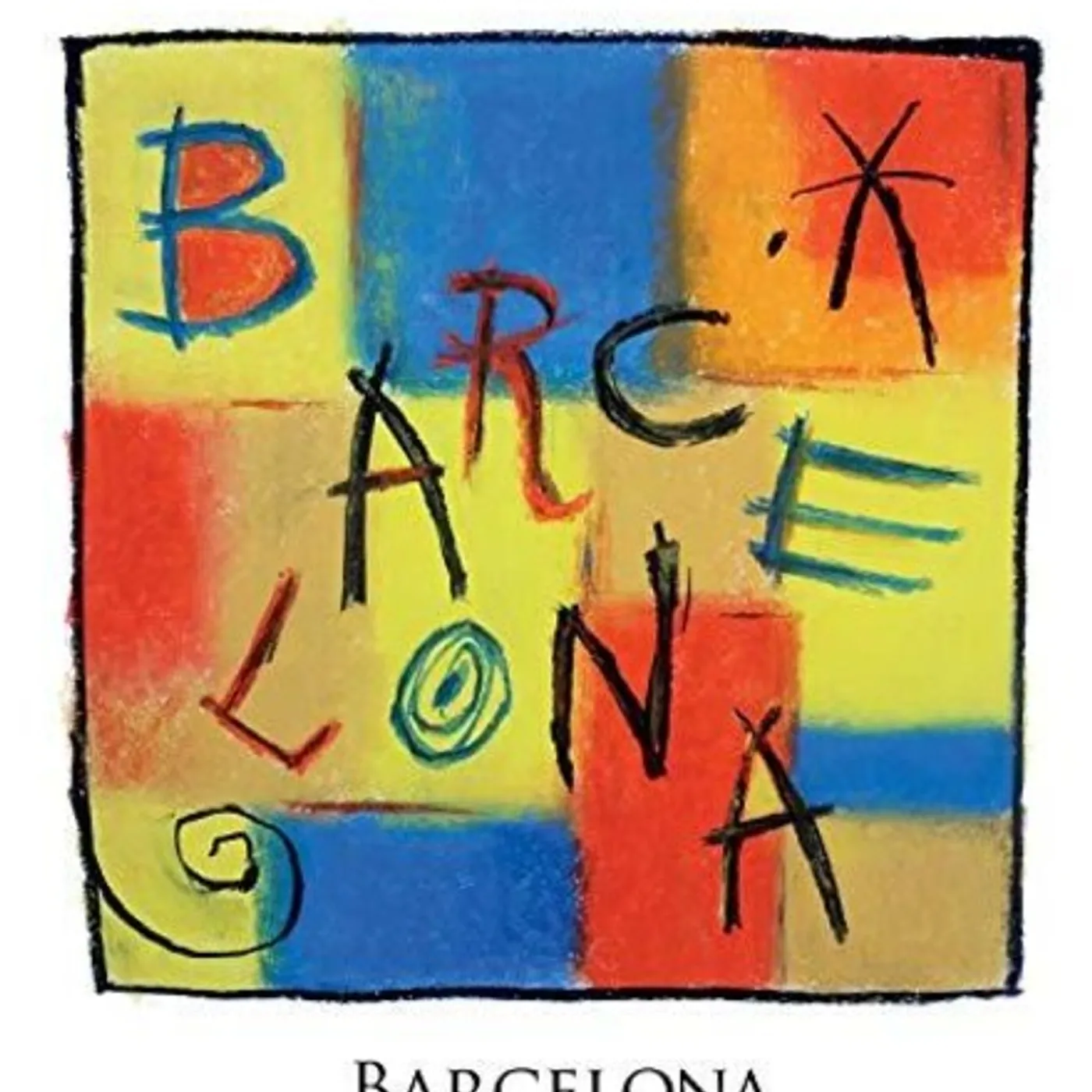 Freddie Mercury Barcelona Vinyl Record