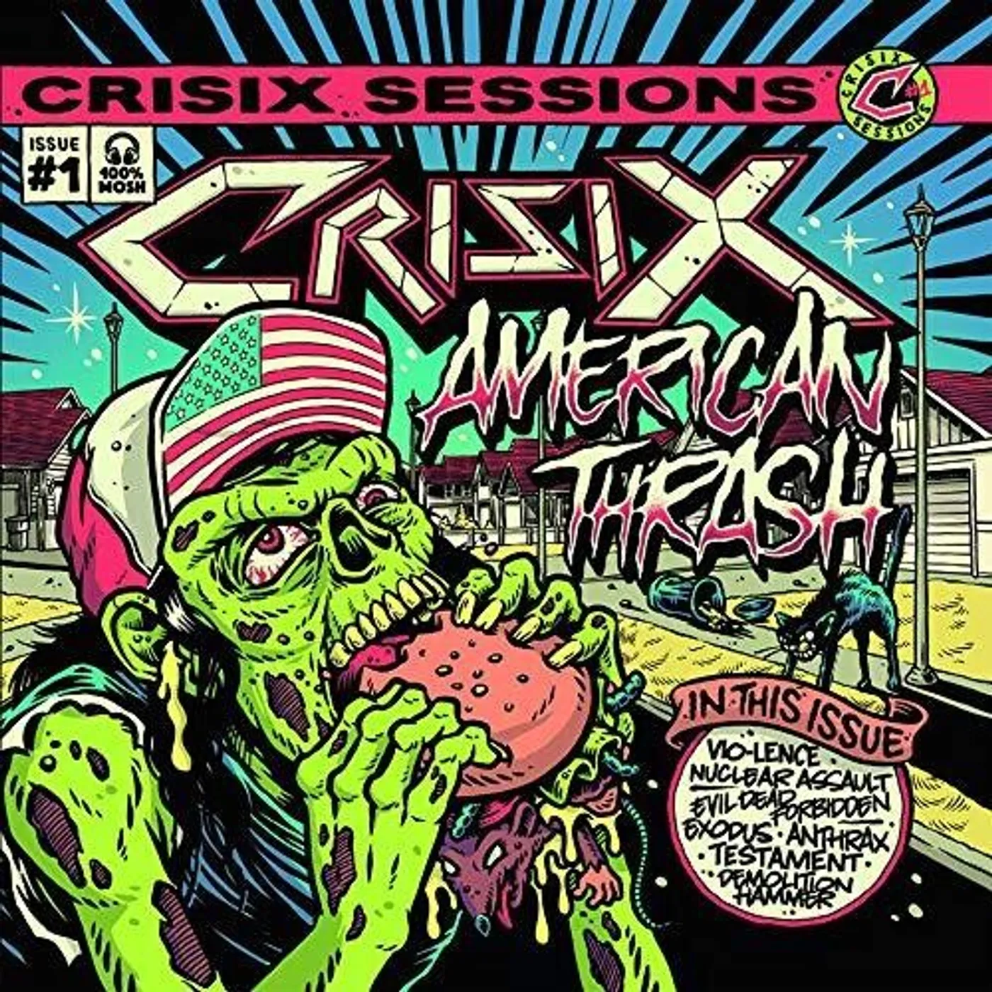 Crisix SESSIONS : #1 AMERICAN THRASH' Vinyl Record