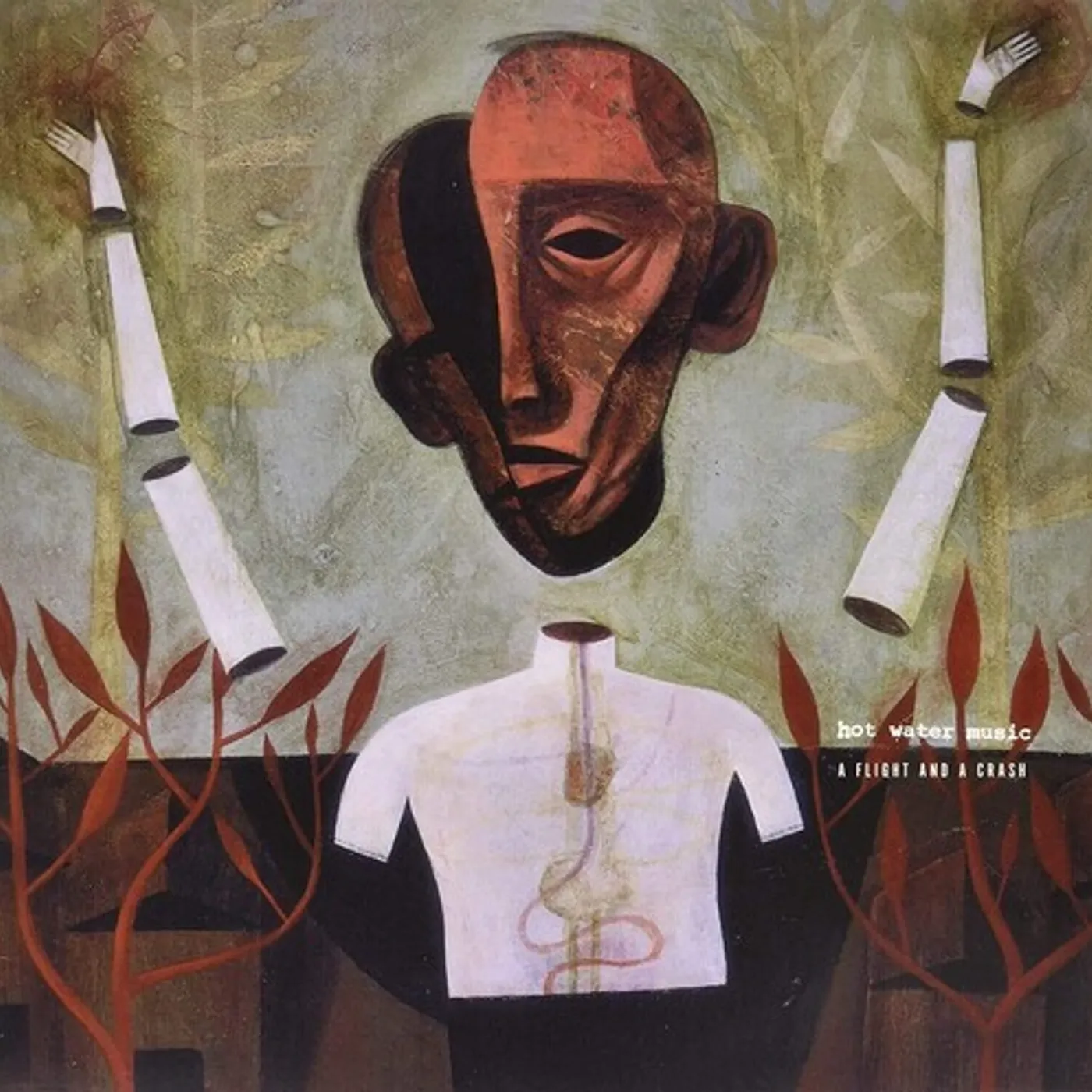 Hot Water Music FLIGHT & A CRASH (TRANS CLR W RED) Vinyl Record