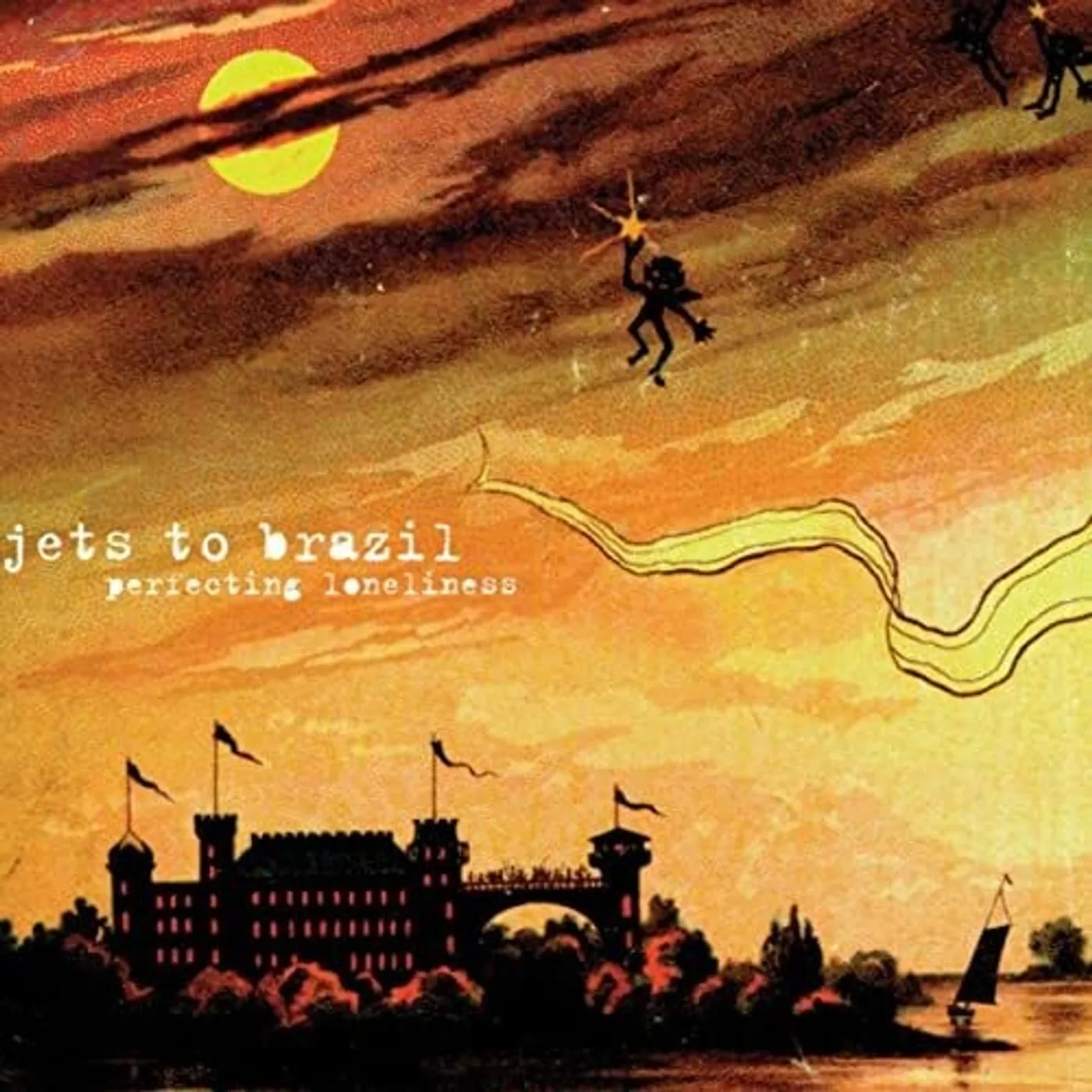 Jets To Brazil PERFECTING LONELINESS (TRANS CLR W BLACK) Vinyl Record