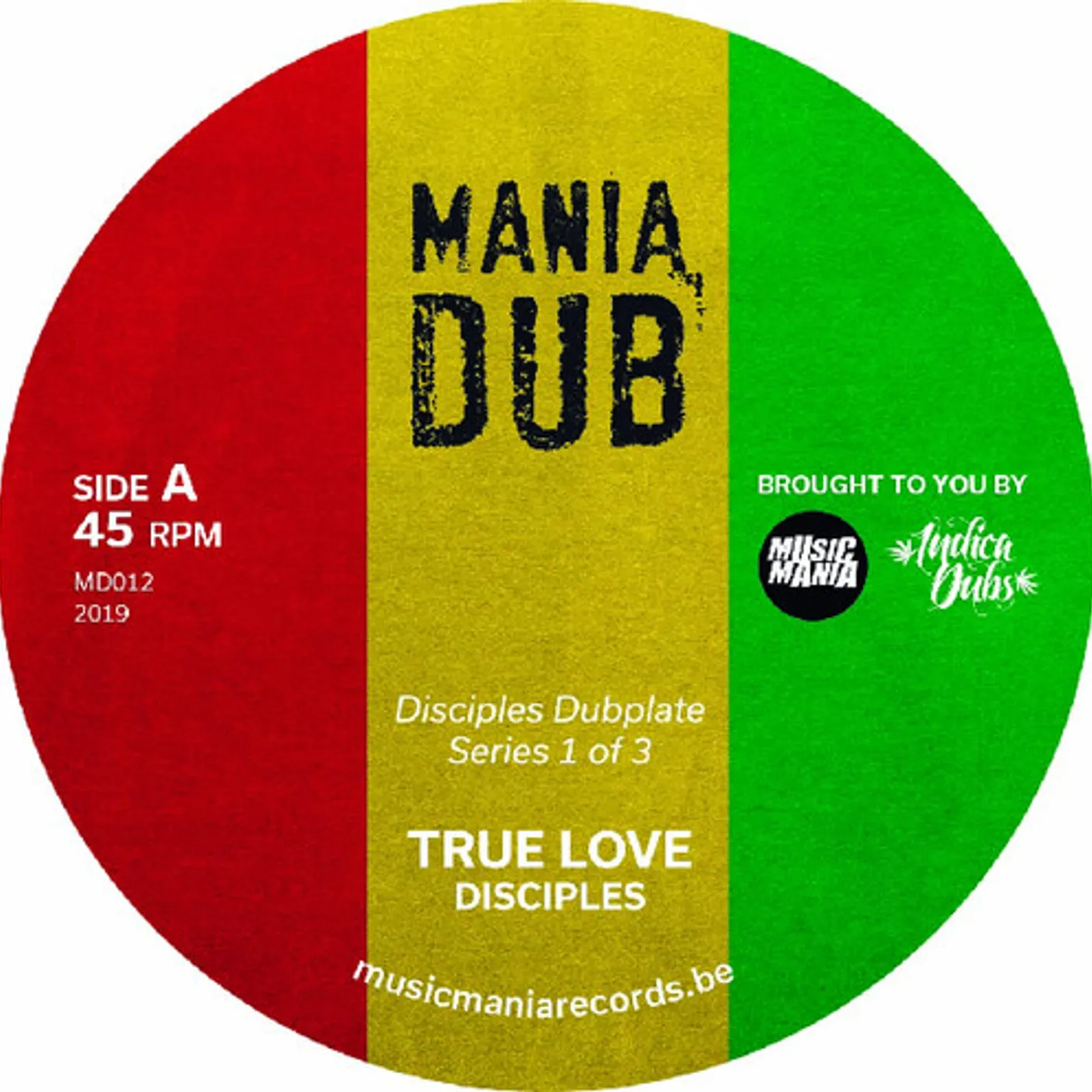 The Disciples TRUE LOVE / TRUE DUB Vinyl Record