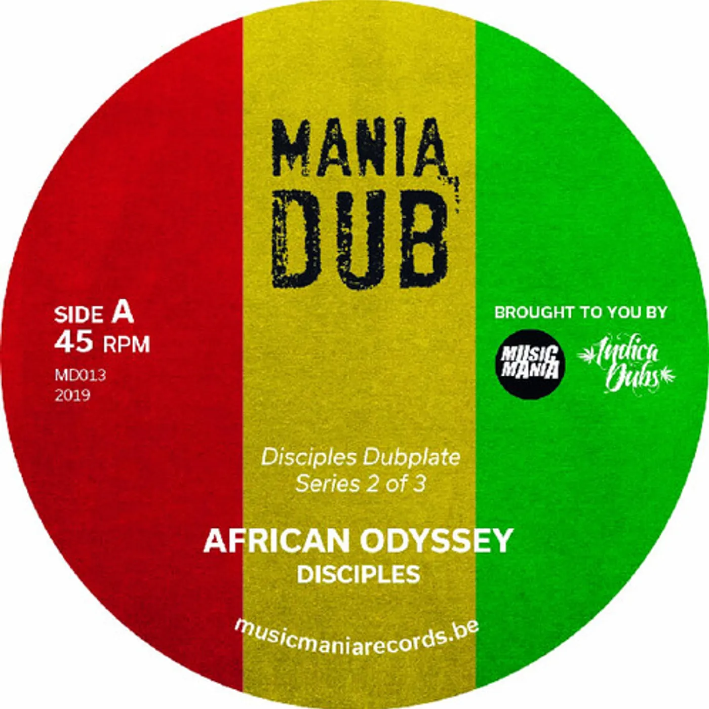 The Disciples AFRICAN ODYSSEY / AFRICAN DUB Vinyl Record