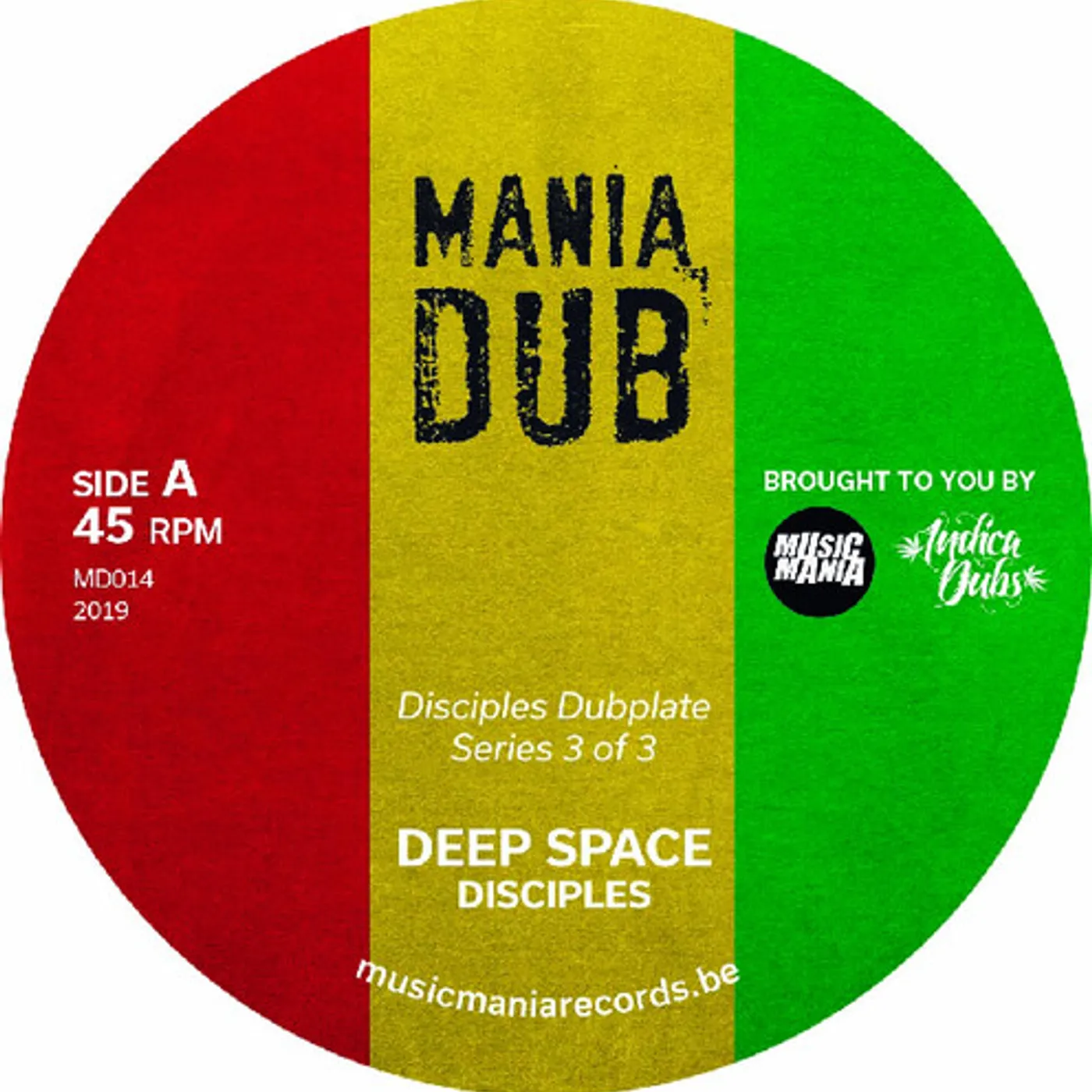 The Disciples DEEP SPACE / DEEP DUB Vinyl Record