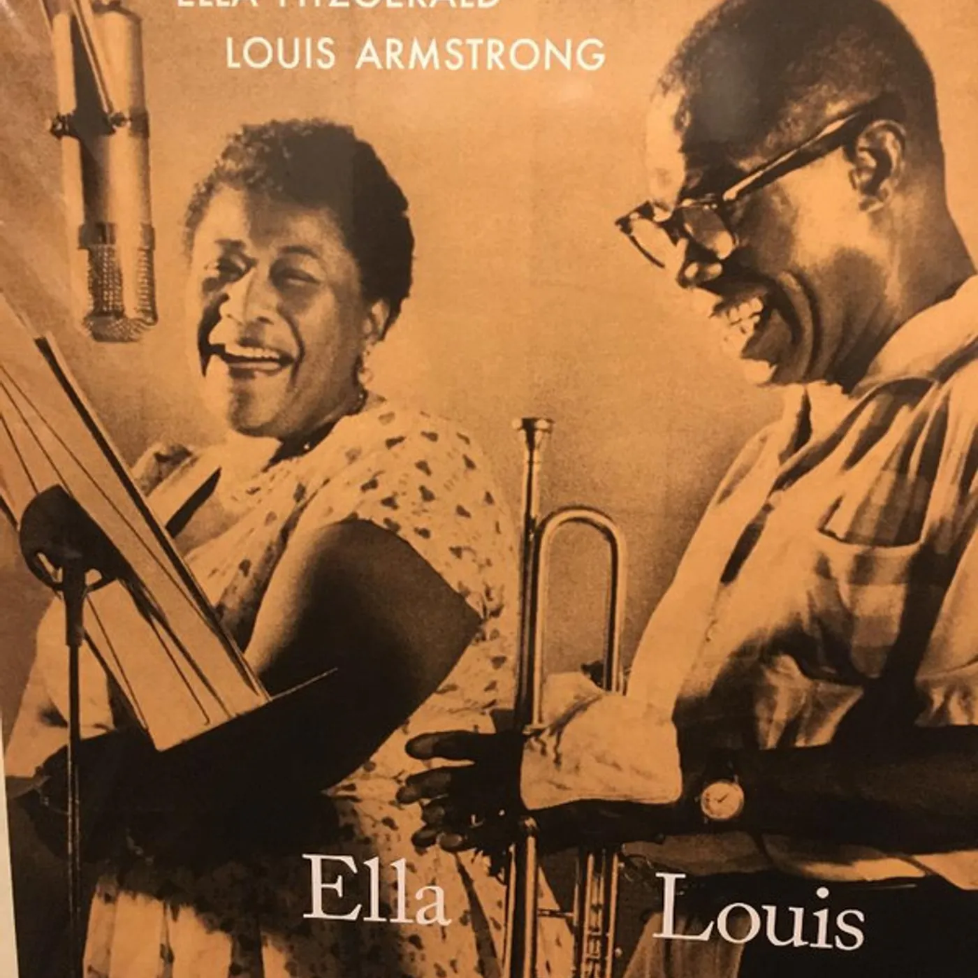 Ella Fitzgerald & Louis Armstrong Vinyl Record