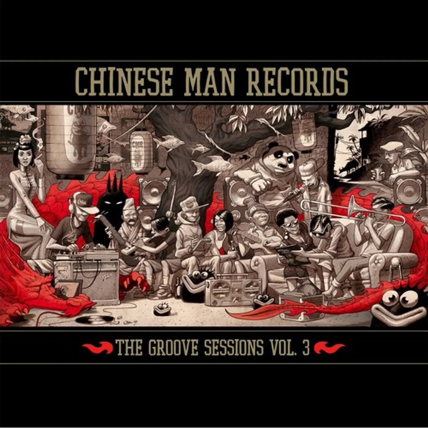 Chinese Man GROOVE SESSIONS 3 Vinyl Record