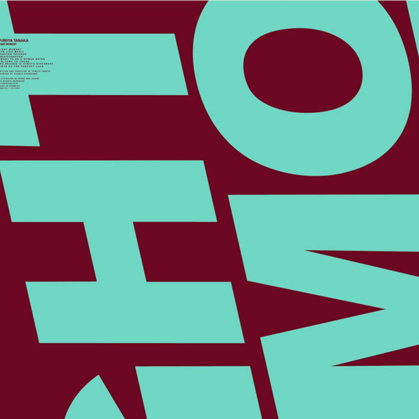 Fumiya Tanaka RIGHT MOMENT Vinyl Record