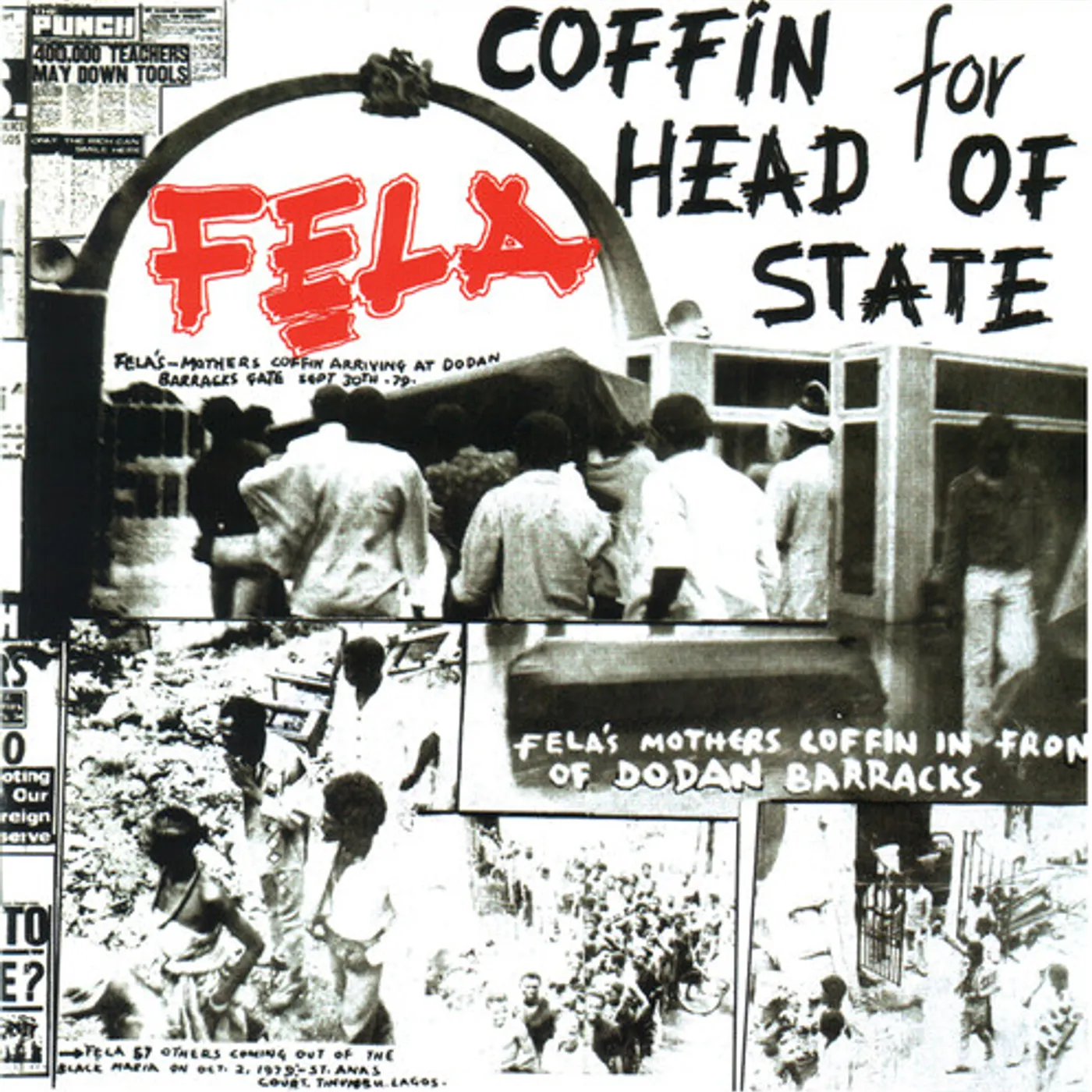 Fela Kuti Coffin for Head of State Vinyl Record