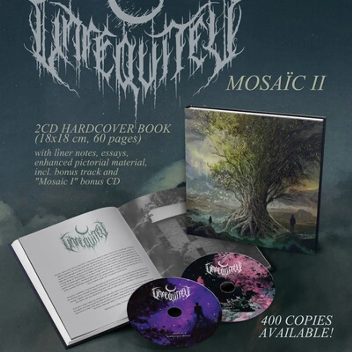 Unreqvited MOSAIC I & II (HARDCOVER BOOK) CD