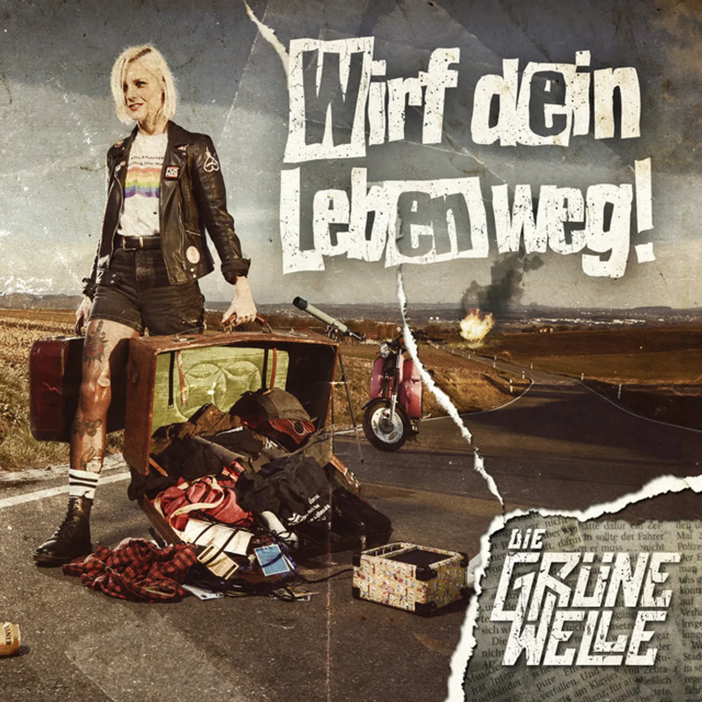 Die Grüne Welle Wirf dein Leben weg Vinyl Record