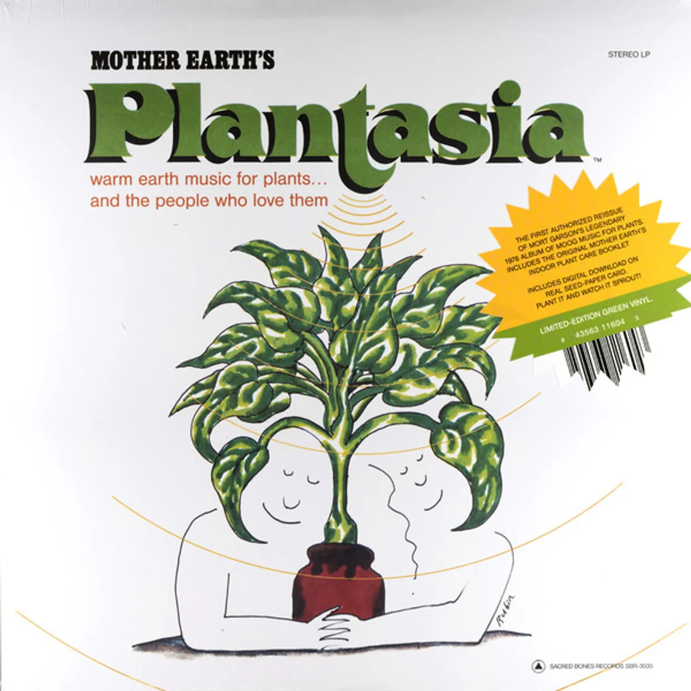 Mort Garson MOTHER EARTH'S PLANTASIA (COLOR VINYL) Vinyl Record