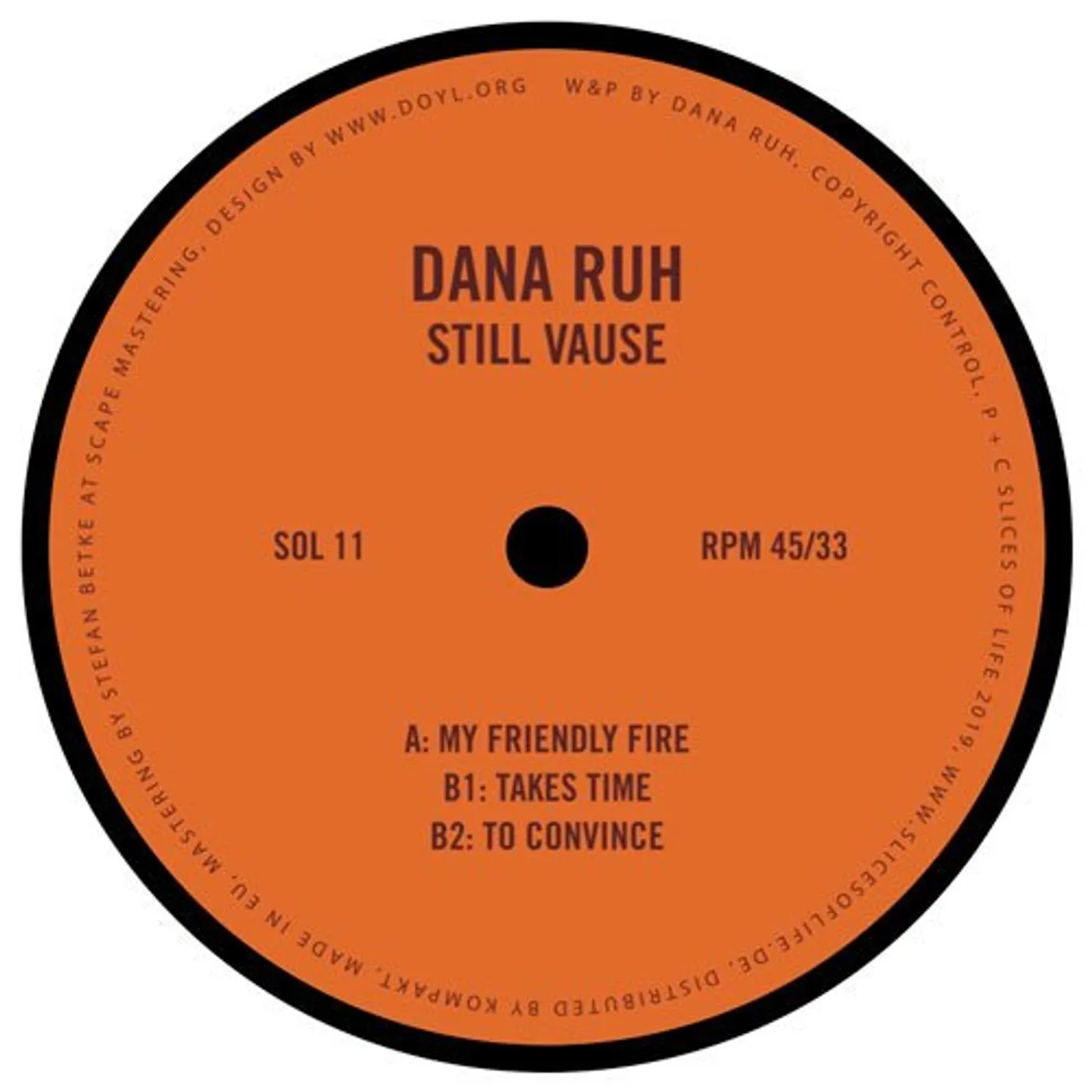 Dana Ruh STILL VAUSE Vinyl Record