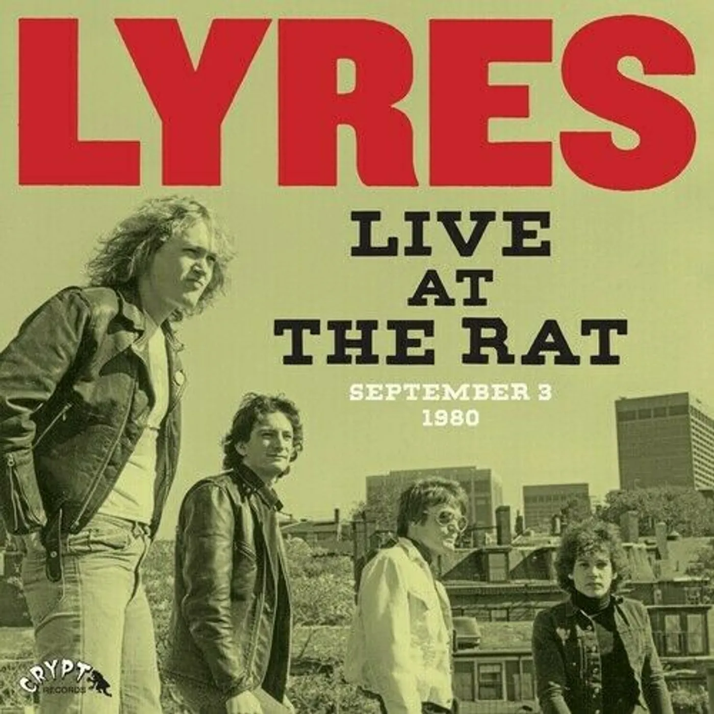 Lyres LIVE AT THE RAT SEPTEMBER 3 1980 Vinyl Record