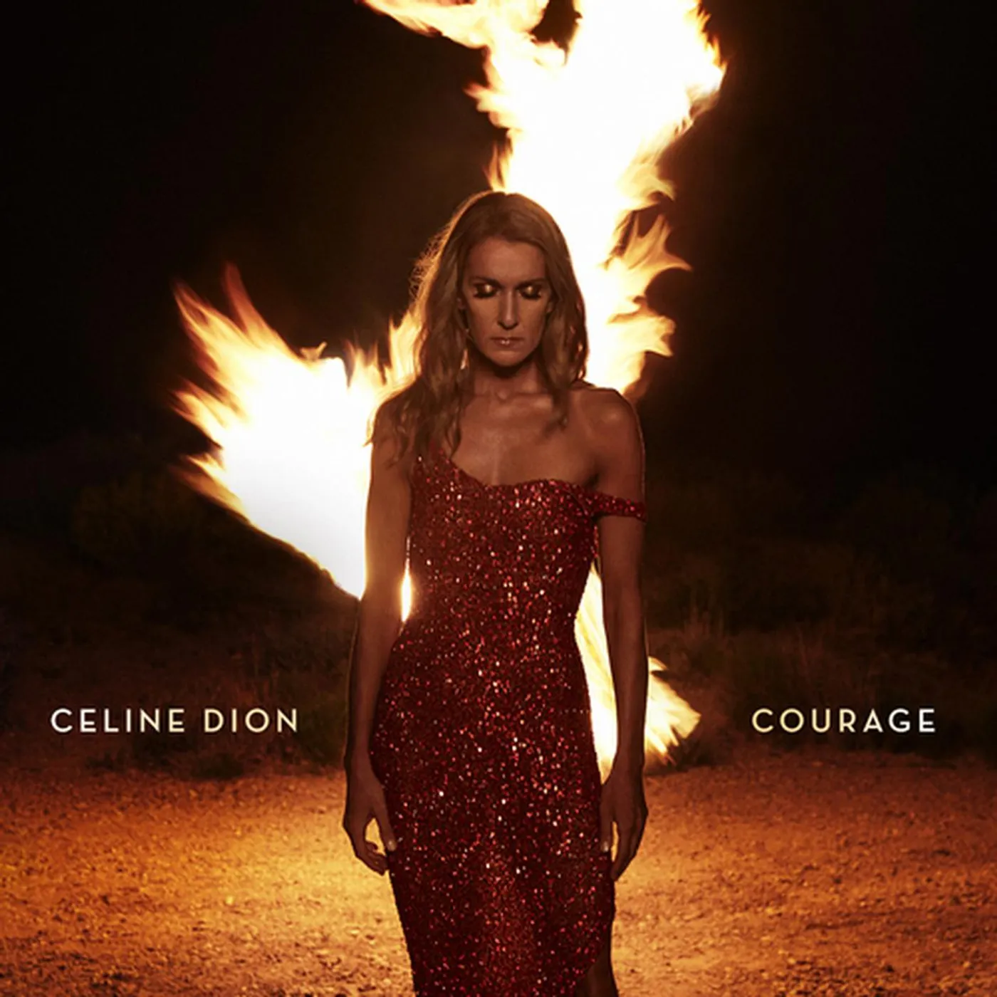 Céline Dion Courage Vinyl Record