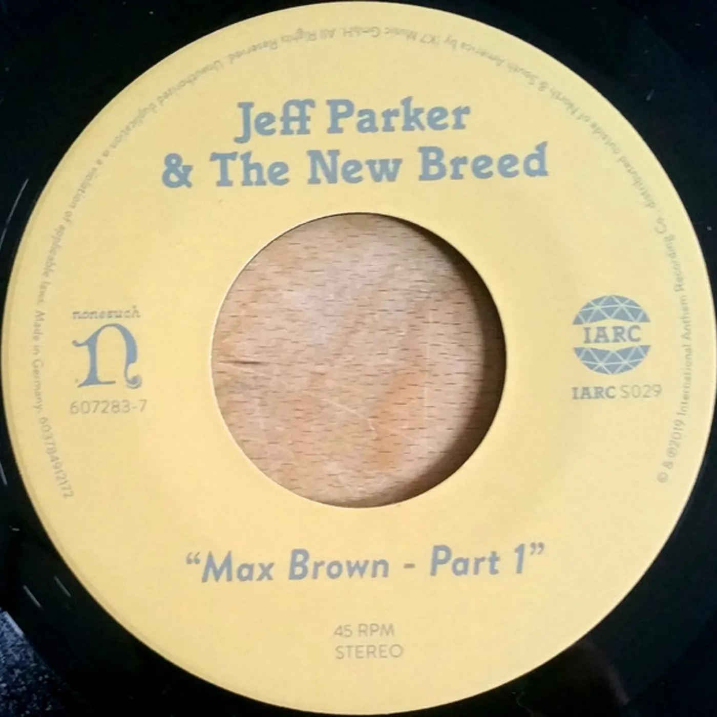 Jeff Parker MAX BROWN Vinyl Record