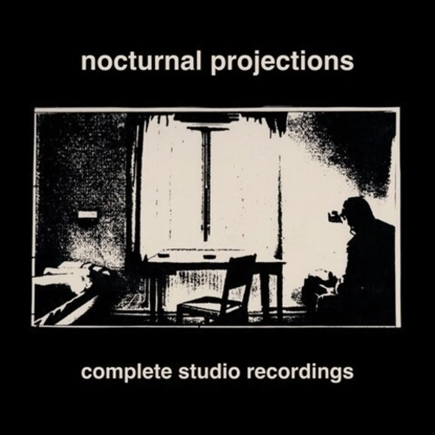 Nocturnal Projections COMPLETE STUDIO RECORDINGS (CLEAR RED VINYL) Vinyl Record