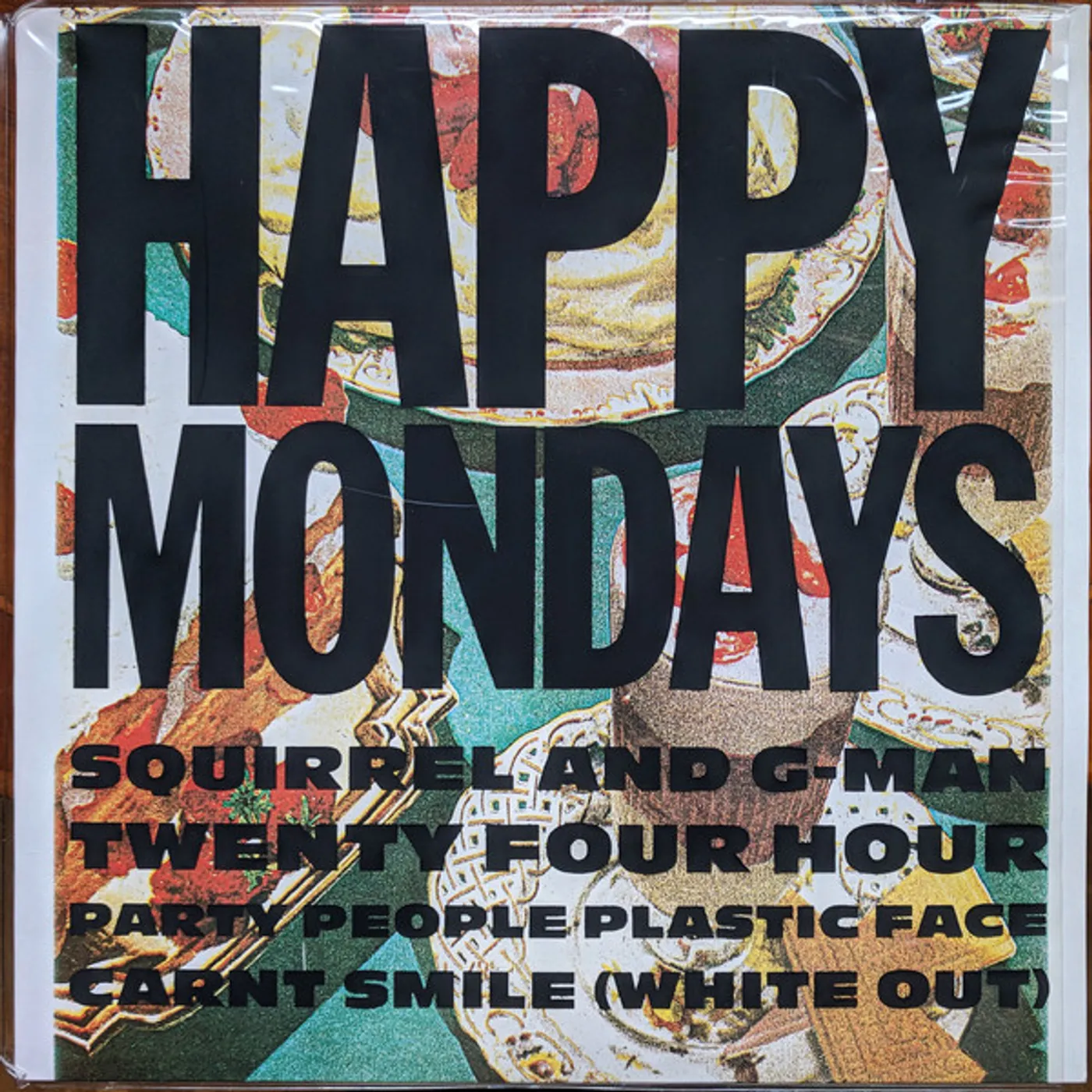 Happy Mondays SQUIRREL & G-MAN TWENTY FOUR HOUR (WHITE OUT) Vinyl Record