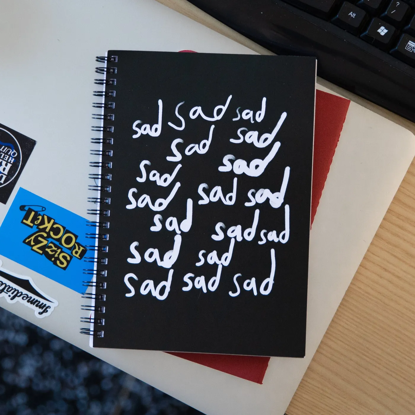 Extra Sad Cassidi Spiral Notebook