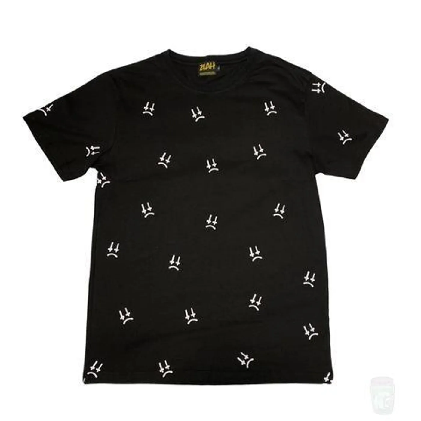 Lee Scott 'All Over Cross Face' T-Shirt