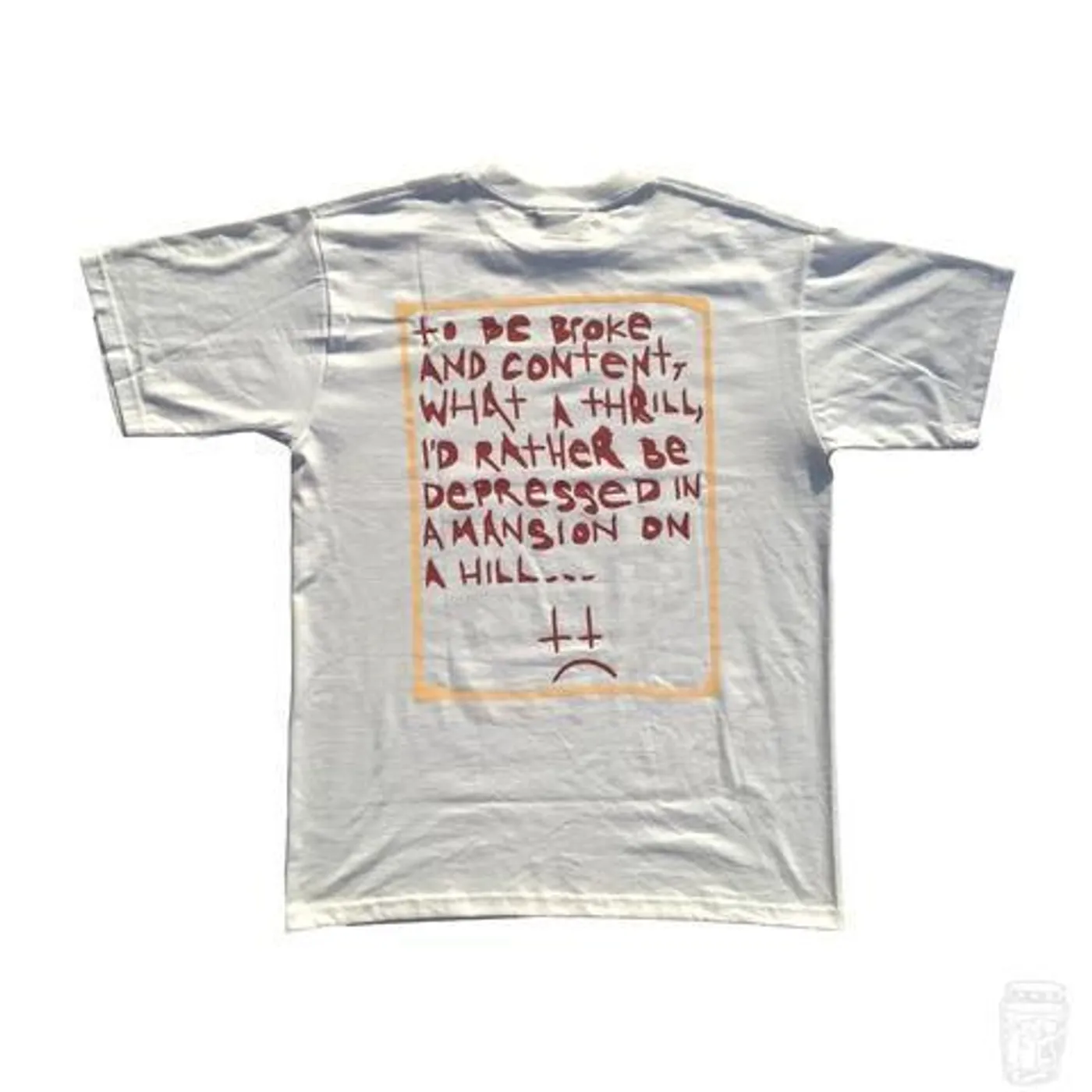 Lee Scott 'Cross Face' 3D T-Shirt (White)