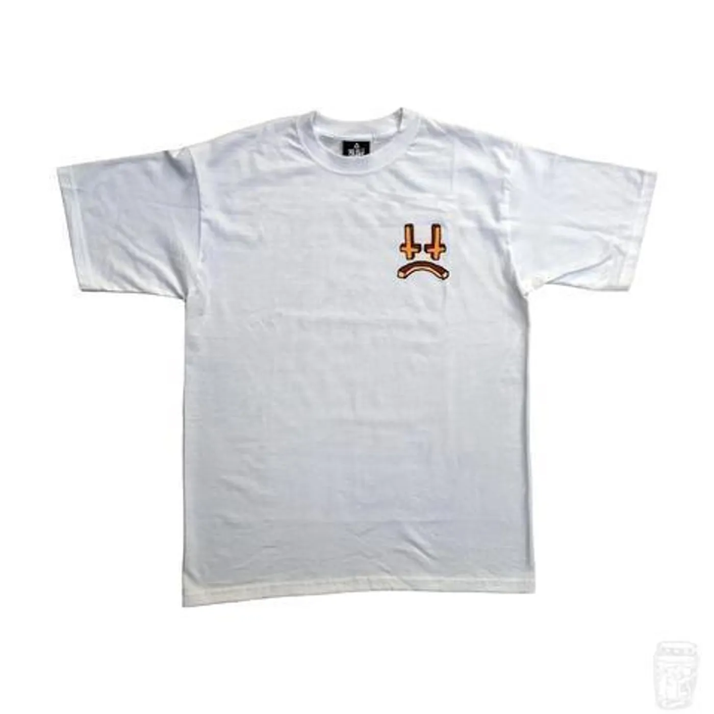 Lee Scott 'Cross Face' 3D T-Shirt (White)