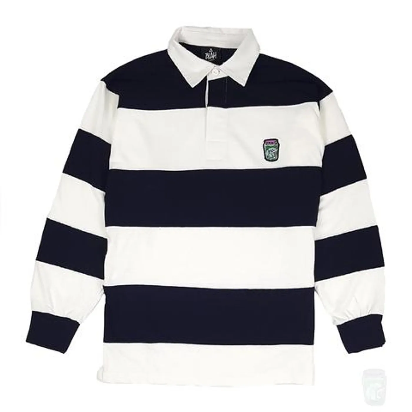 Blah Records 'Blah Jar Classic' Rugby Polo Shirt (Striped)