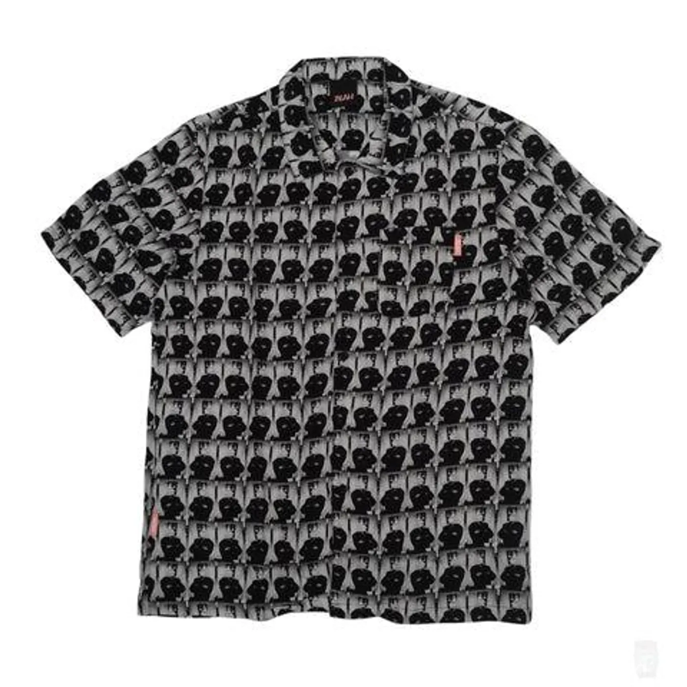 Lee Scott 'All Over Cross Face' Short Sleeve Shirt